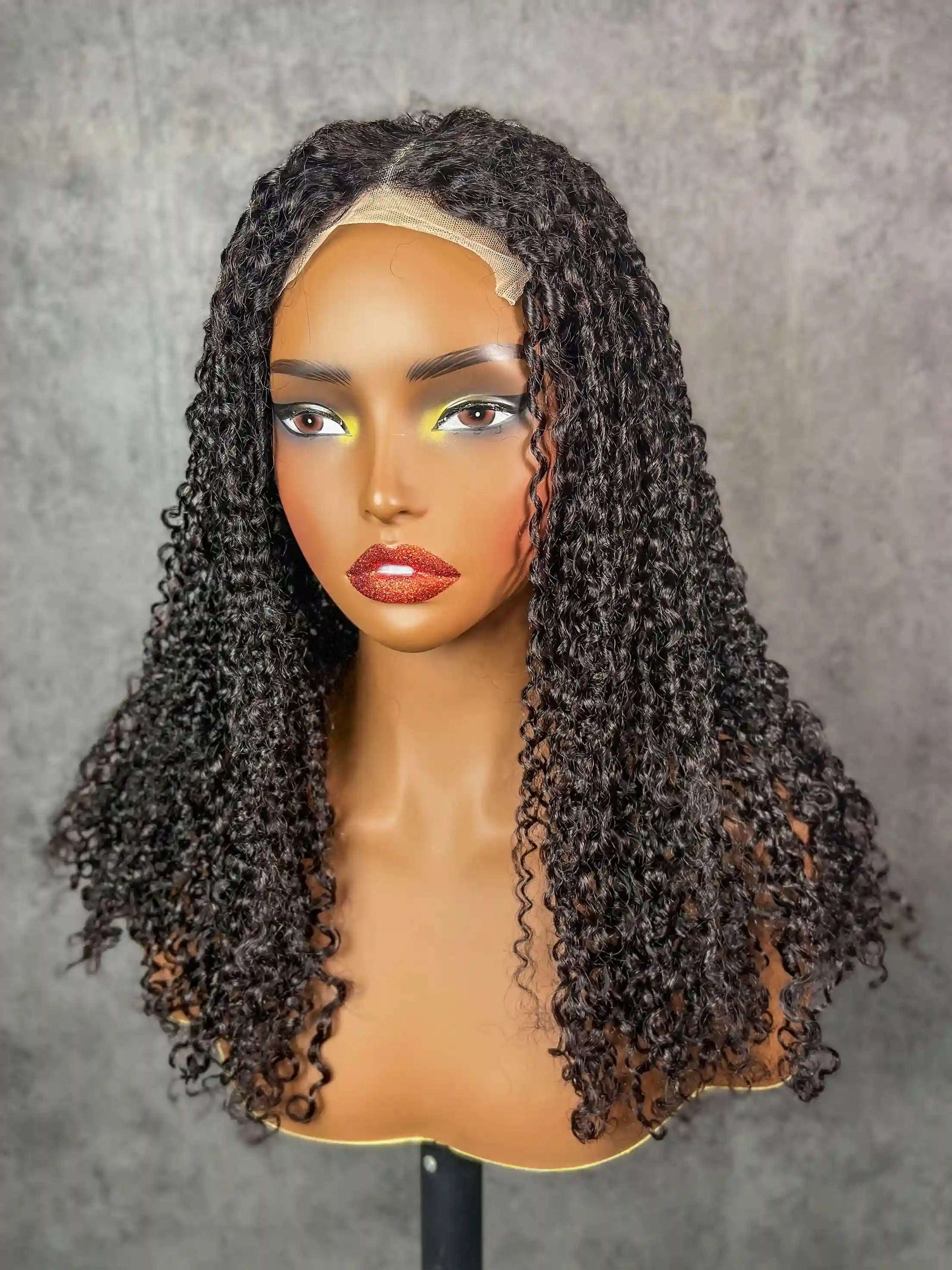 Pixie Curly SDD #P4/27/#1B/99J Colorful Closure Lace Wig BoruiHair| 5x5 Closure & 13x4 Frontal| 100% Human Hair