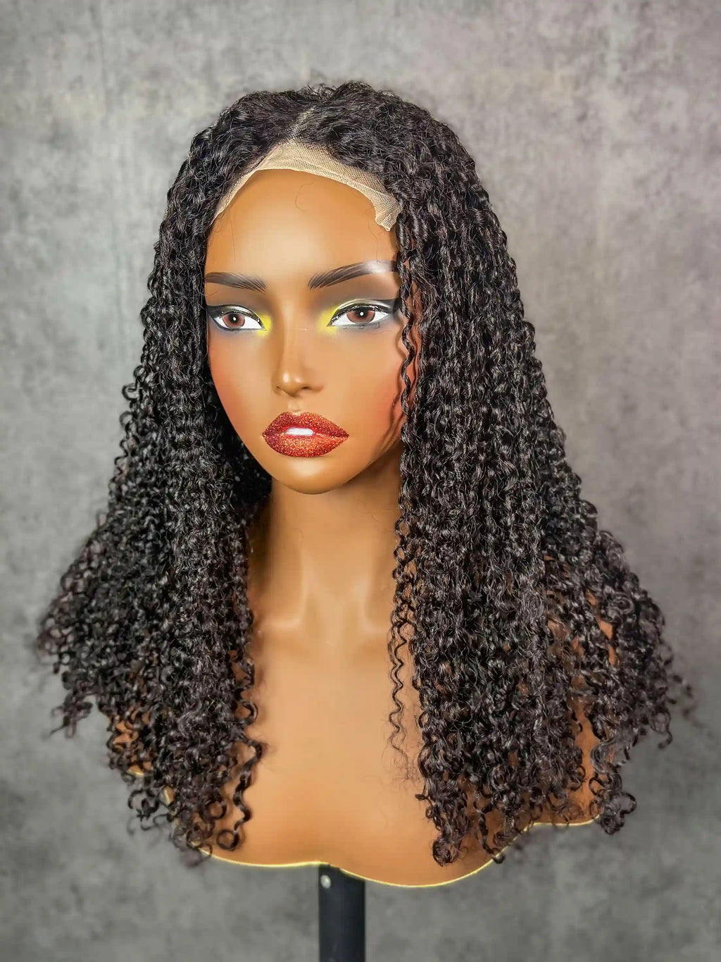 Pixie Curly SDD #1B Colorful Closure Lace Wig BoruiHair| 5x5 Closure & 13x4 Frontal| 100% Human Hair