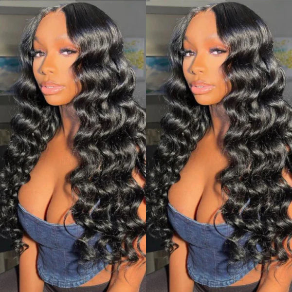 13x4 Loose Wave Glueless Lace Wig | HD Lace & Transparent Lace | 200% & 250% Density | Boruihair 100% Human Hair