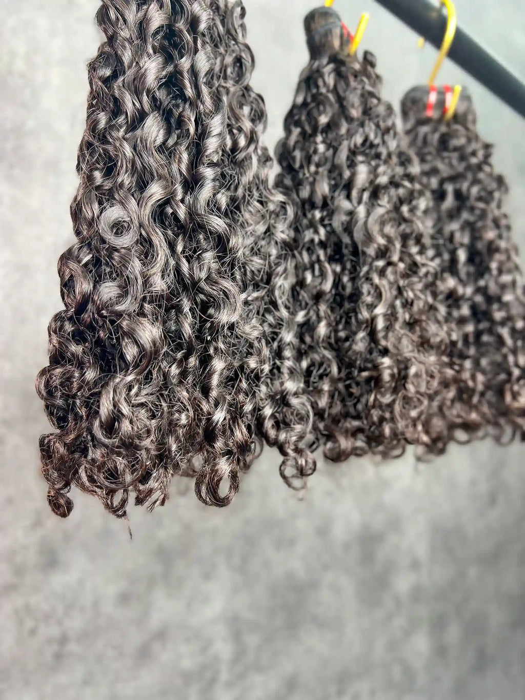 3PCS  Double Drawn Pixie Curly Large Curls Burmese Hair Bundles | 10–24 Inch | Boruihair | 100% Human Hair