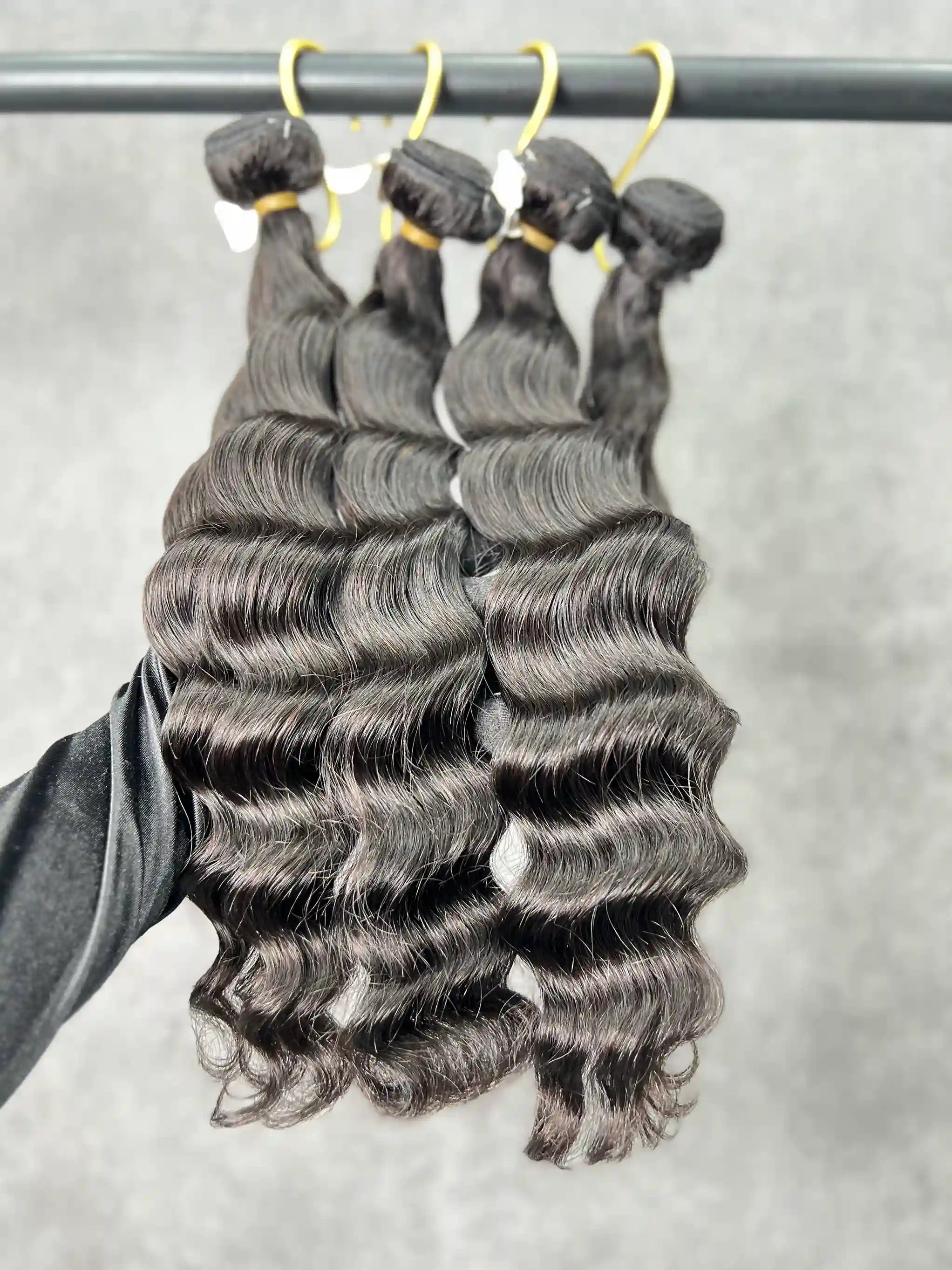 4PCS Indian wavy Top Vrigin Hair Bundles | 12–30 Inch |Boruihair | 100% Human Hair