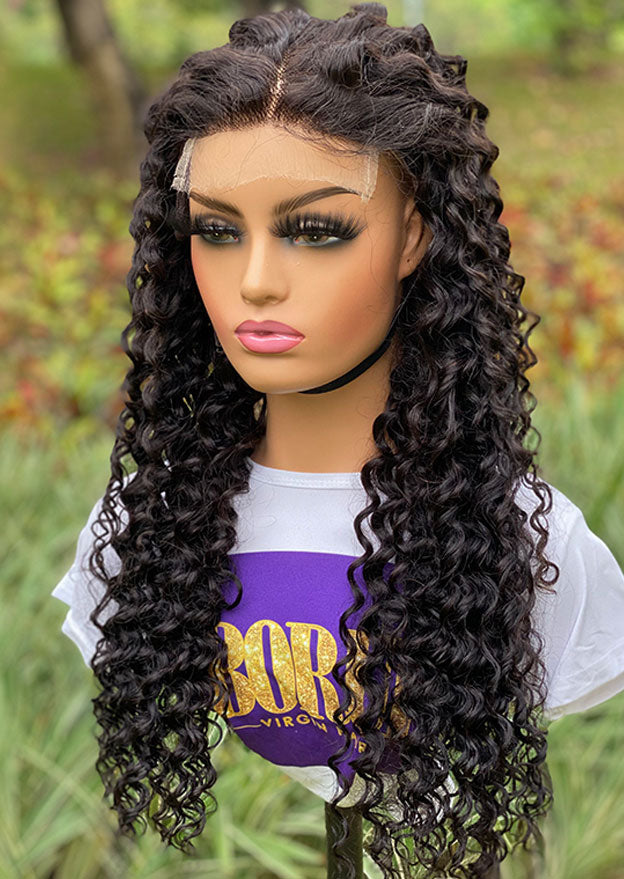 Deep Curly HD Lace Wig | 13x4, 13x6 Frontal & 5x5 Closure | 100% Human Hair | Boruihair