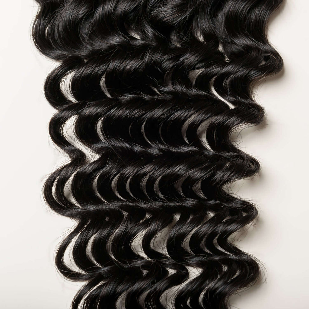 Deep Wave Lace 4x4 & 5x5 Closures | 12–22"| 100% Human Hair | Transparent & HD Lace | Boruihair