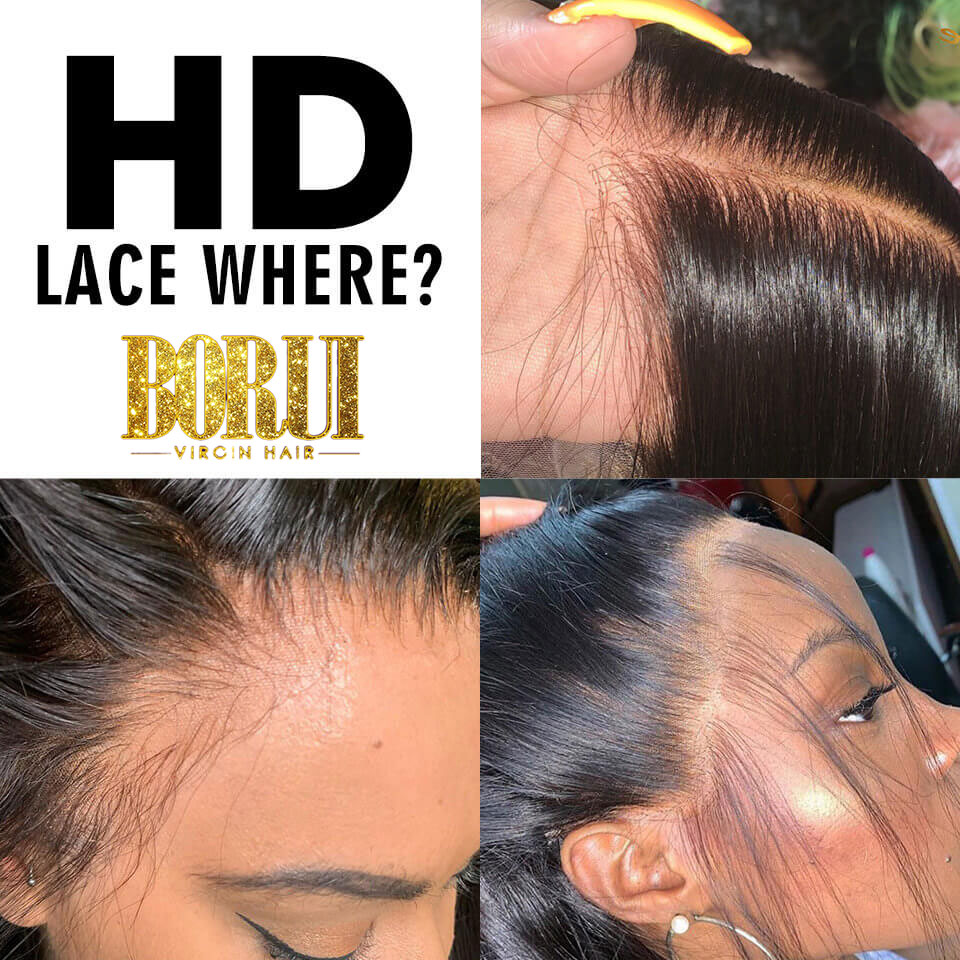 Body Wave Glueless Lace Wig | HD Lace & Transparent Lace | Pre Bleached Knots Wig | 100% Human Hair | Boruihair