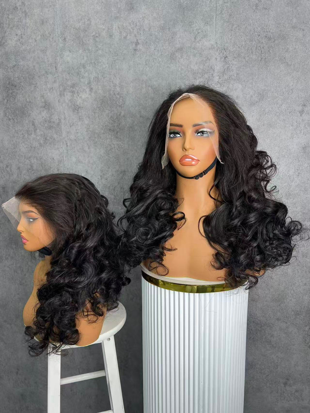 Loose Wave Wand Curls Wig 13x6 Glueless HD Lace Front Human Hair Wig| HD Lace & Transparent Lace | Pre Bleached Knots Wig
