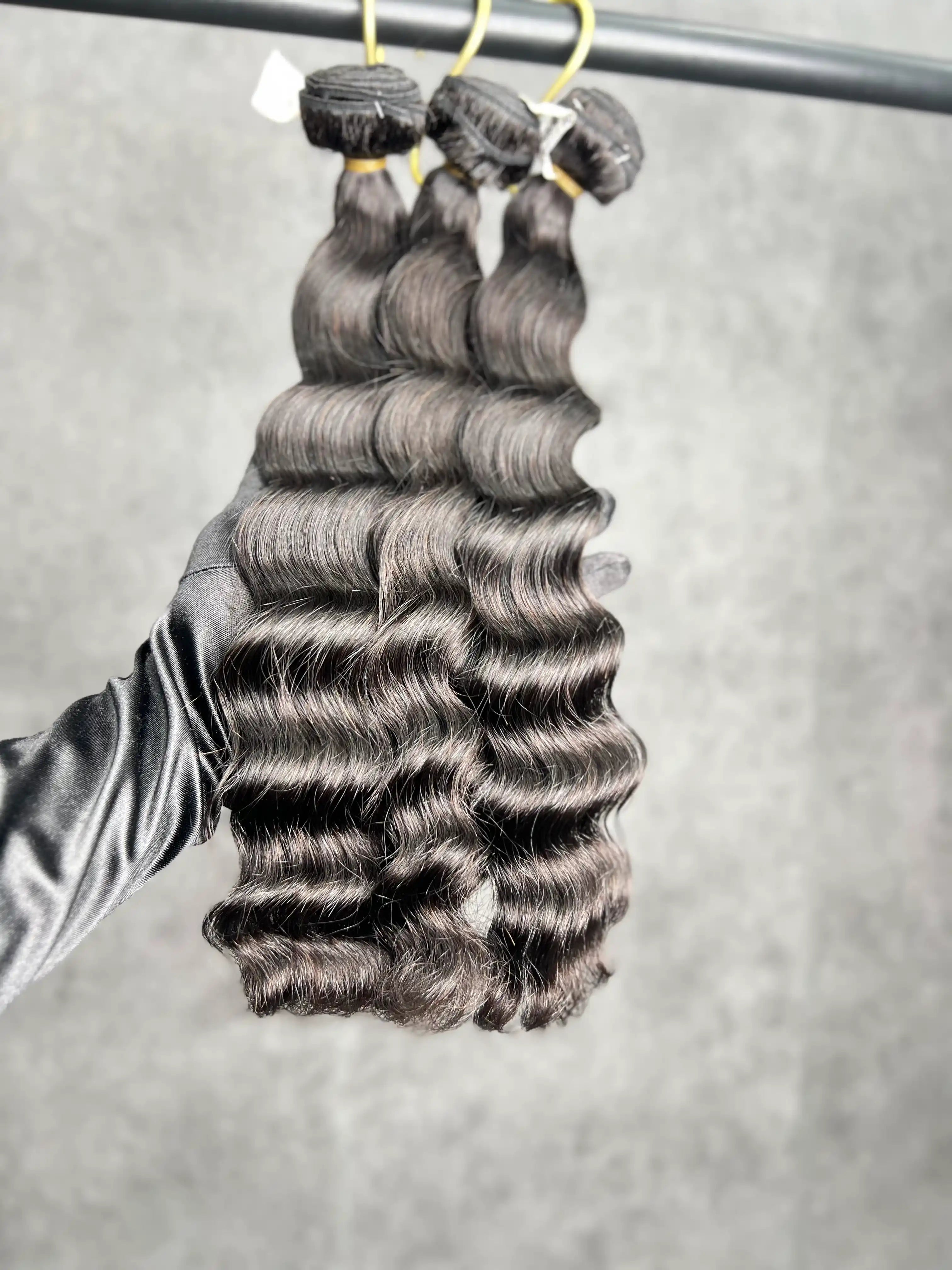 3PCS Indian wavy Top Virgin Hair Bundles | 12–30 Inch |  Boruihair |  100% Human Hair