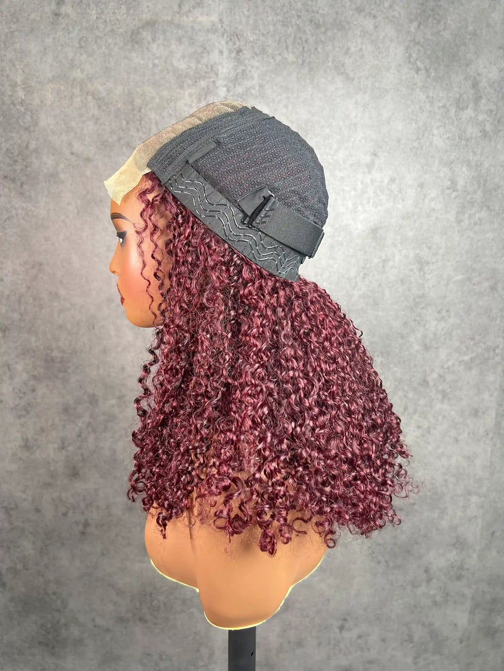 Pixie Curly SDD 99J Colorful Closure Lace Wig BoruiHair| 5x5 Closure & 13x4 Frontal| 100% Human Hair