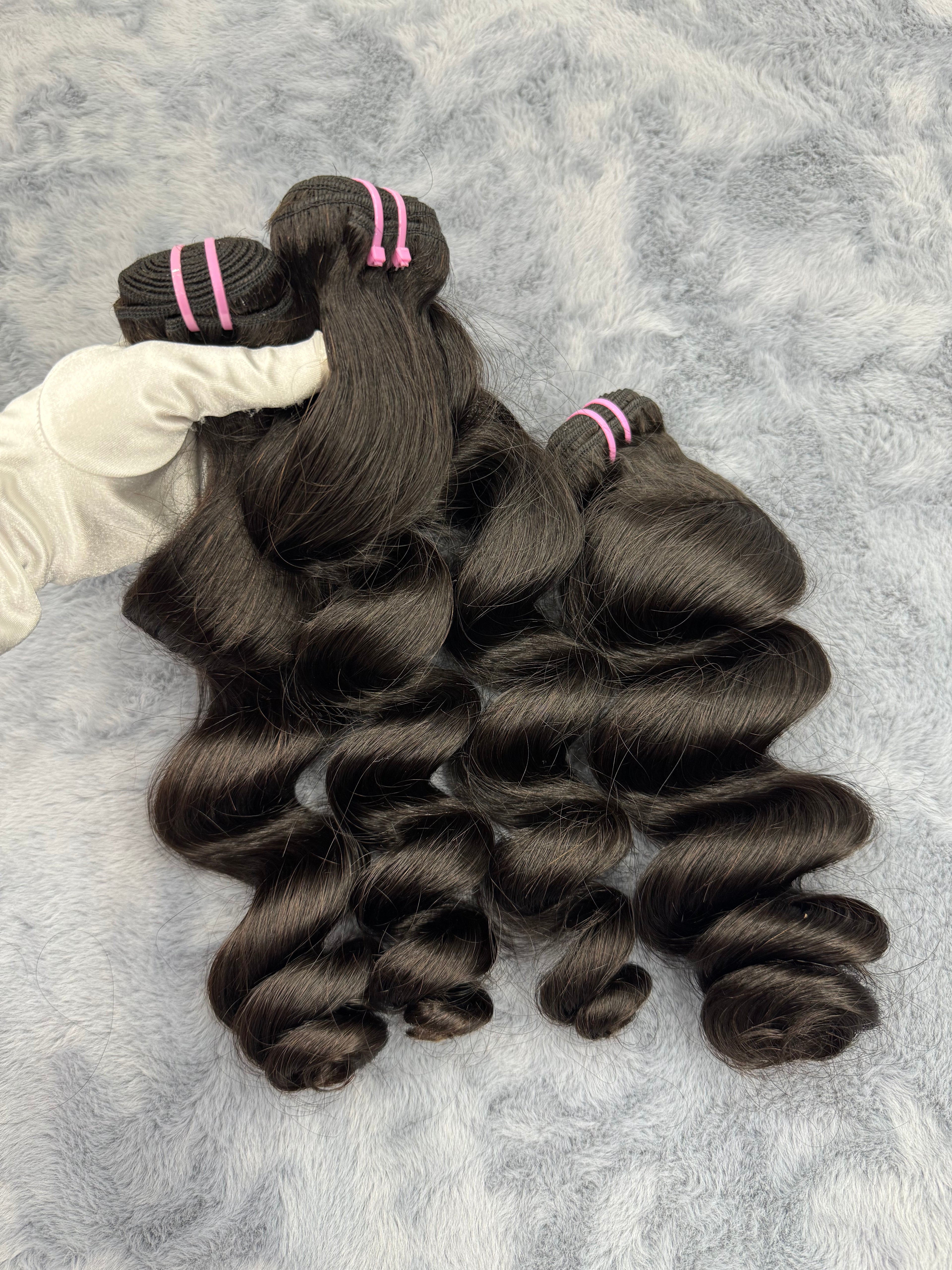 4PCS Loose Wave Top Vrigin Hair Bundles | 12–30 Inch | Boruihair | 100% Human Hair