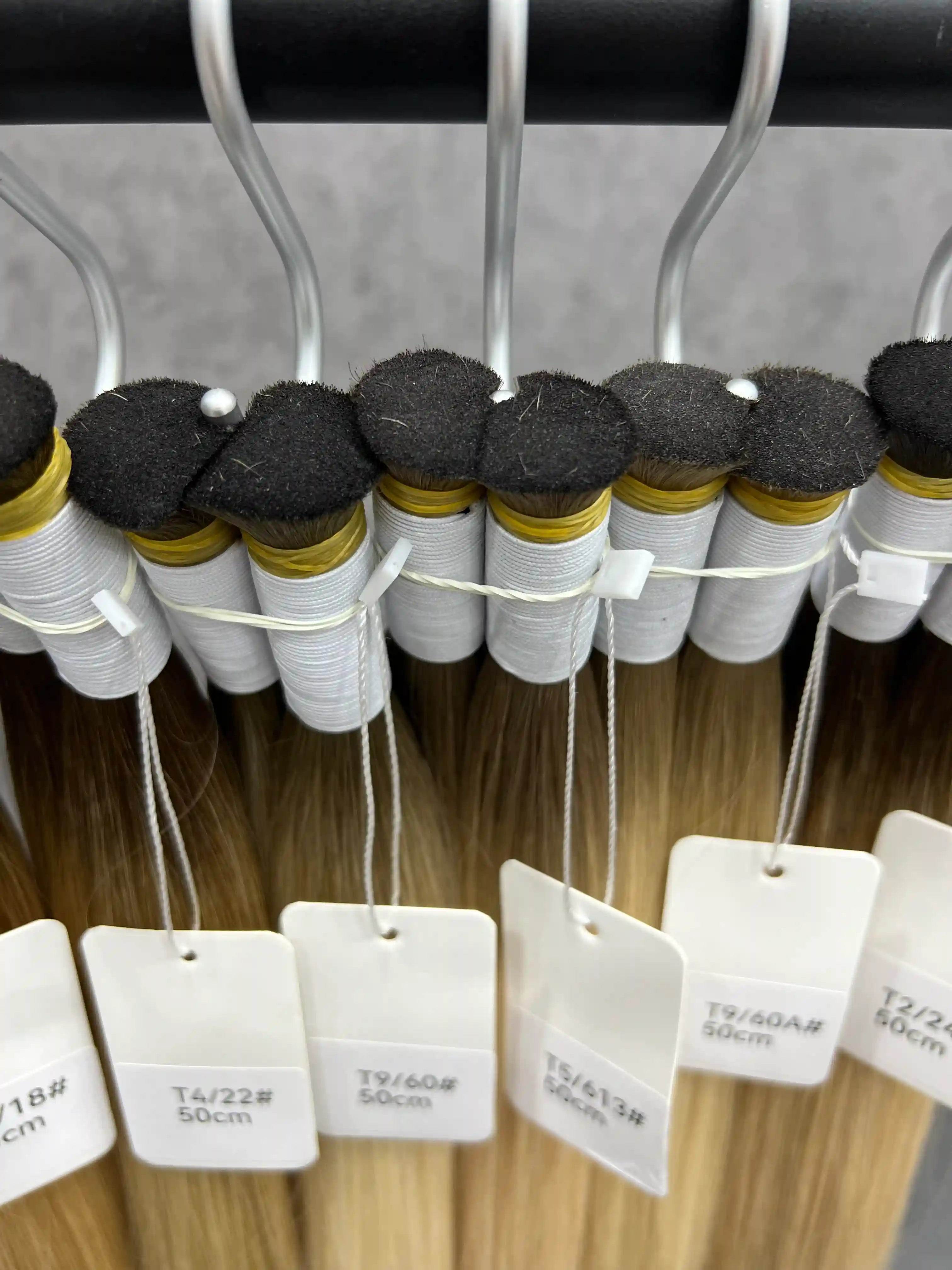 20 Inch T-Shaped Straight Hair With Two-Tone Ends For Hair Extensions And Braids | No Weft | 100% Human Hair