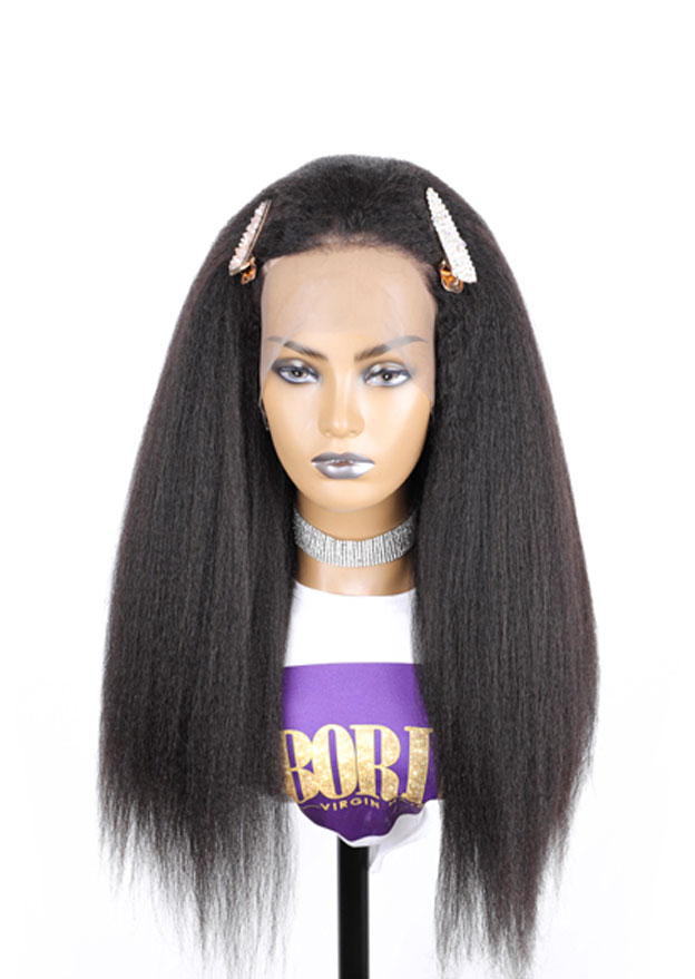 Kinky Straight HD Lace Wig | 180% & 200% | 13x4, 13x6 Frontal | 100% Human Hair | Boruihair