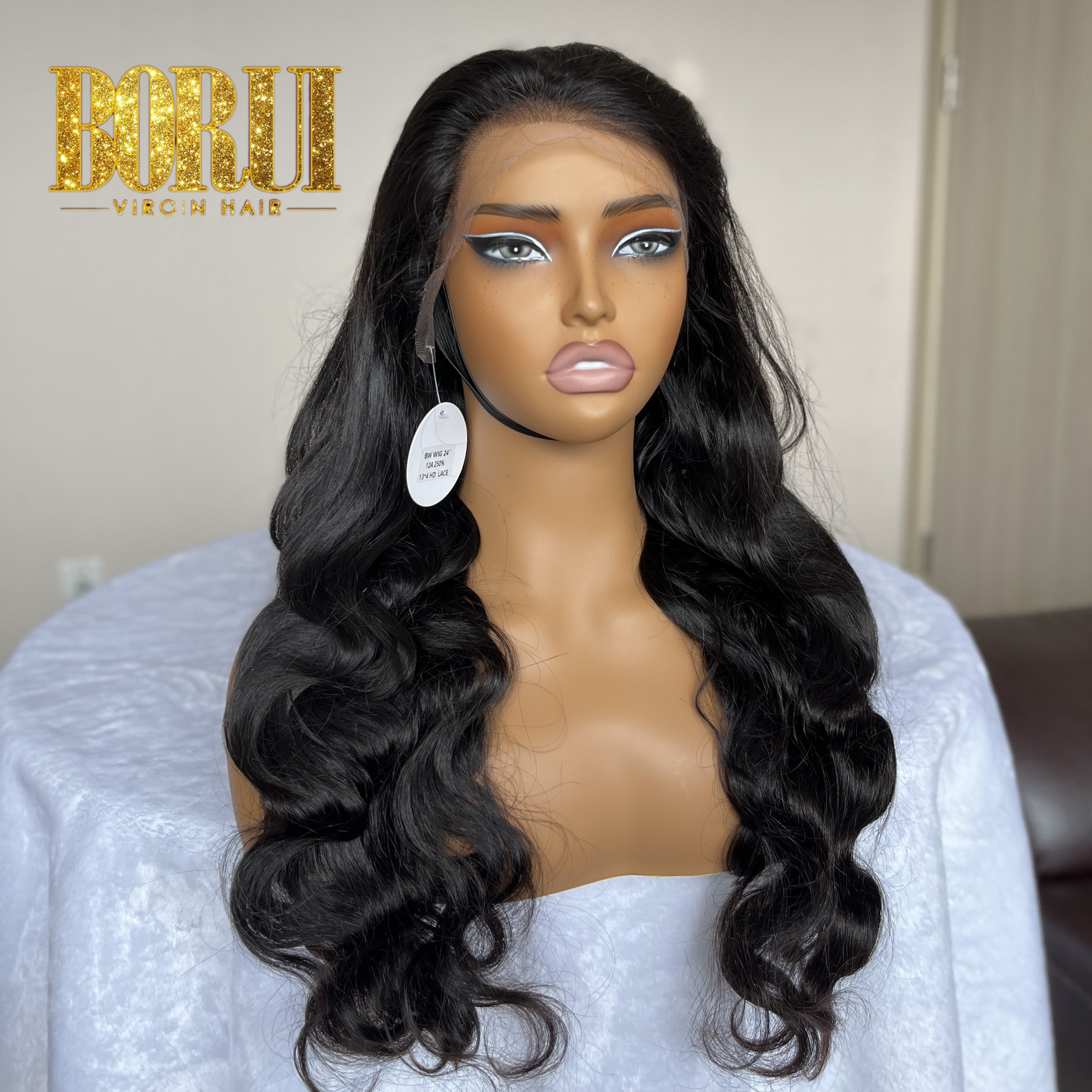 13x6 Body Wave Glueless Lace Wig | HD Lace & Transparent Lace | 200% & 250% Density | Boruihair 100% Human Hair