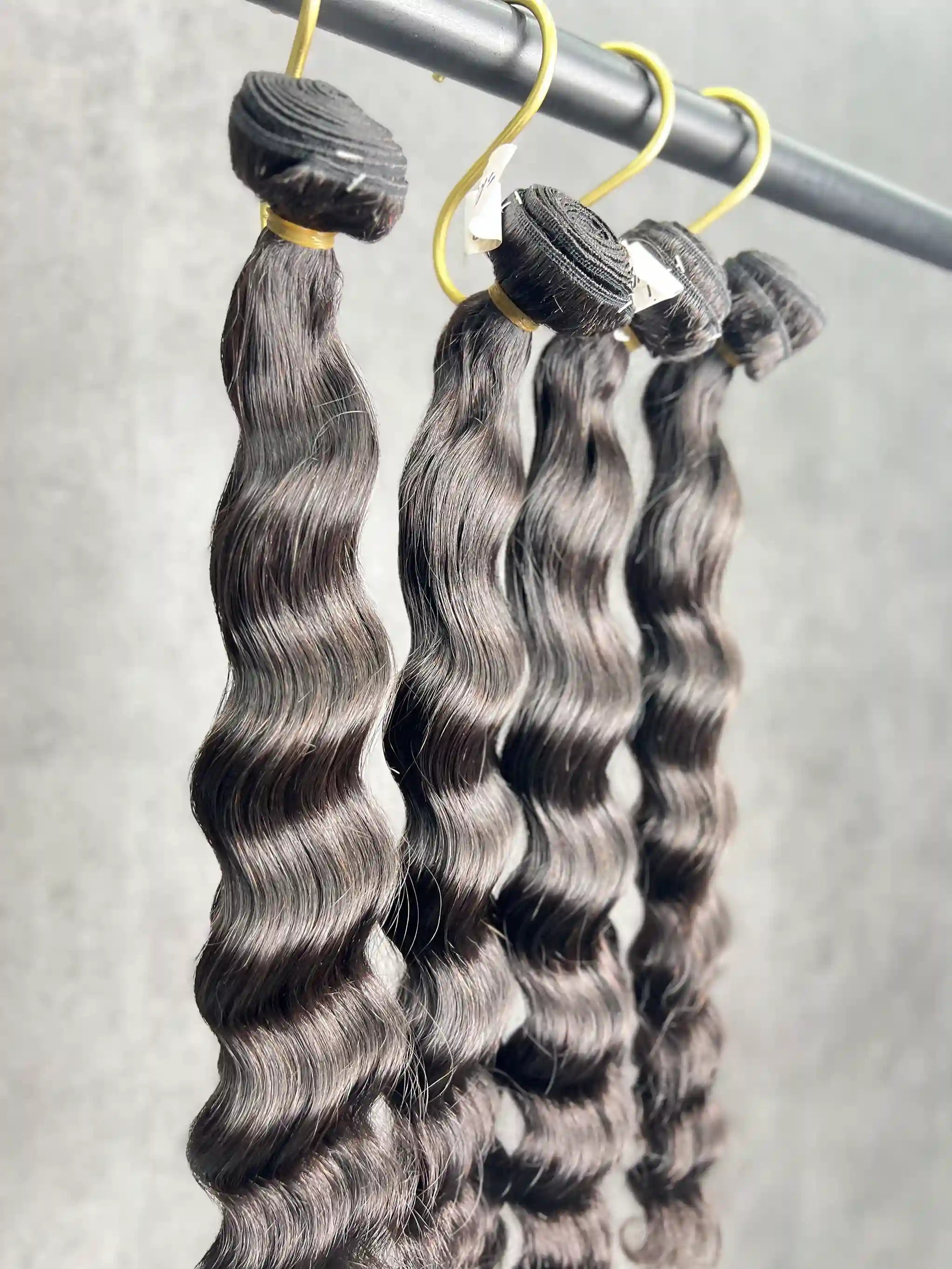 4PCS Indian wavy Top Vrigin Hair Bundles | 12–30 Inch |Boruihair | 100% Human Hair