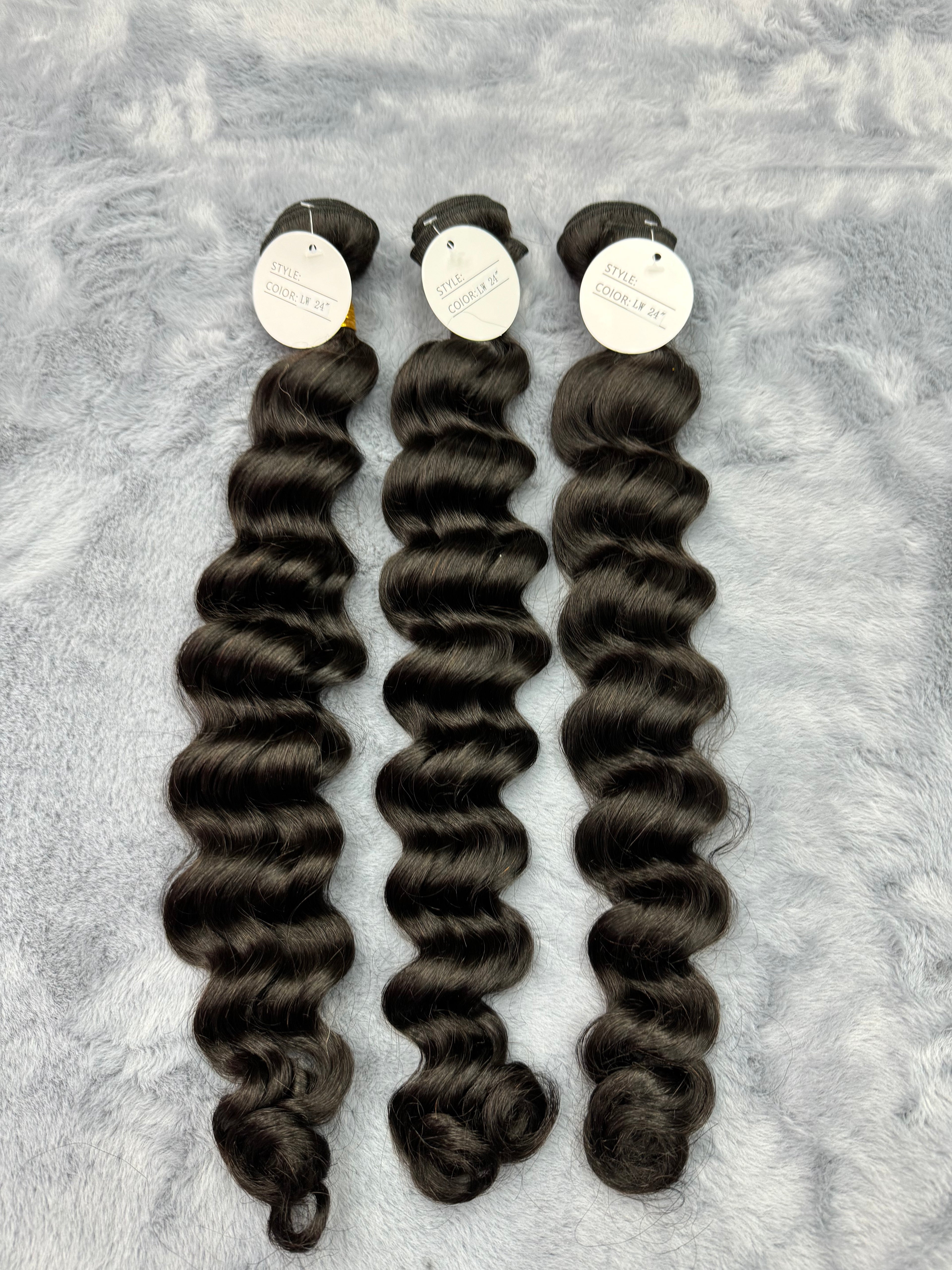 3PCS Natural Wave Top Virgin Hair Bundles | 12–30 Inch |  Boruihair |  100% Human Hair