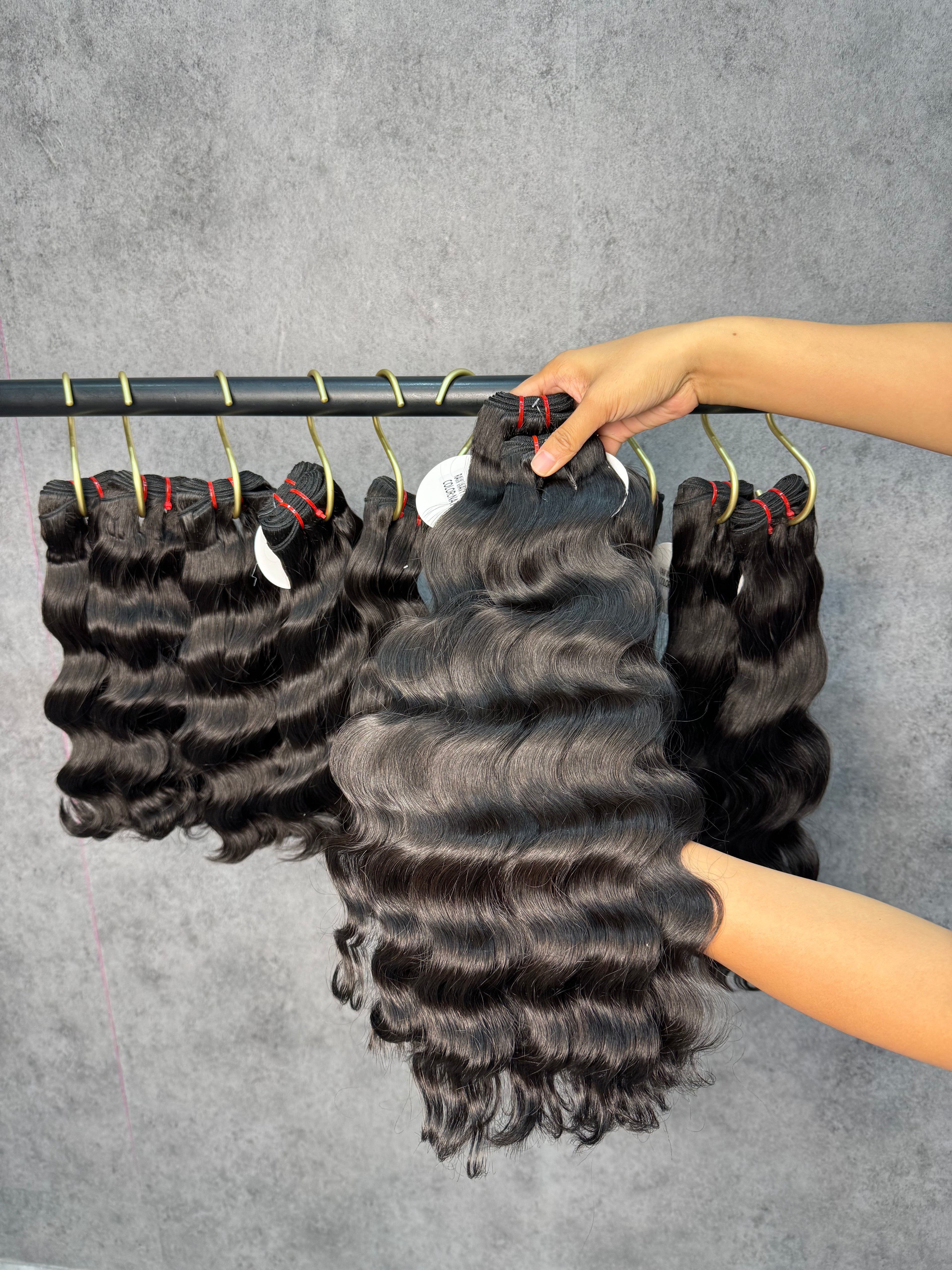 3PCS Indian wavy Top Raw Hair Bundles | 12–30 Inch | Boruihair | 100% Human Hair
