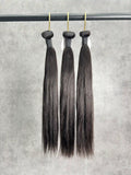 3PCS Yaki Straight Top Virgin Hair Bundles | 12–30 Inch |  Boruihair |  100% Human Hair