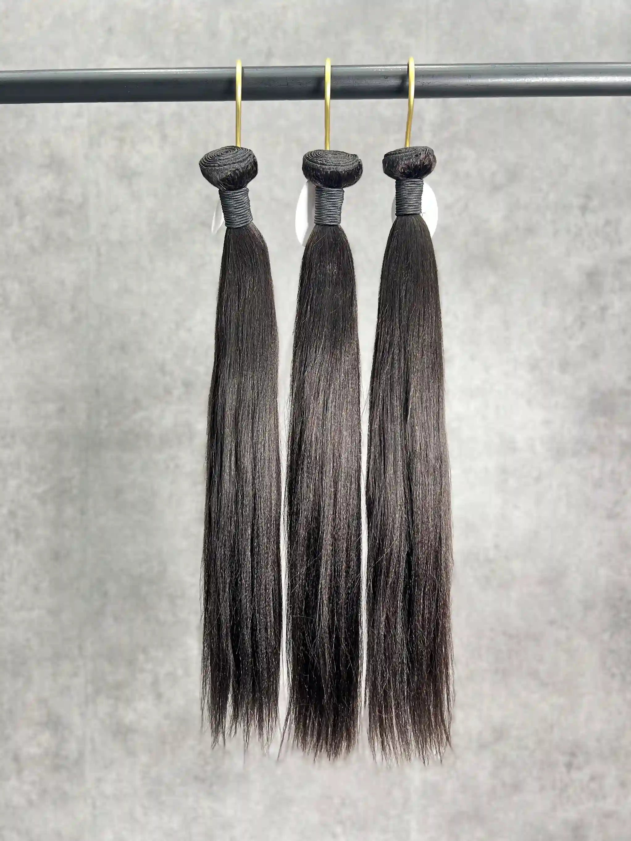 3PCS Yaki Straight Top Virgin Hair Bundles | 12–30 Inch |  Boruihair |  100% Human Hair