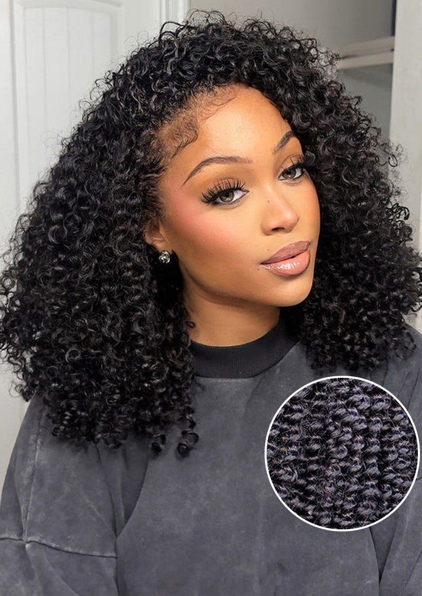 Kinky Curly HD Lace Wig | 180% & 200% | 13x4, 13x6 Frontal | 100% Human Hair | Boruihair