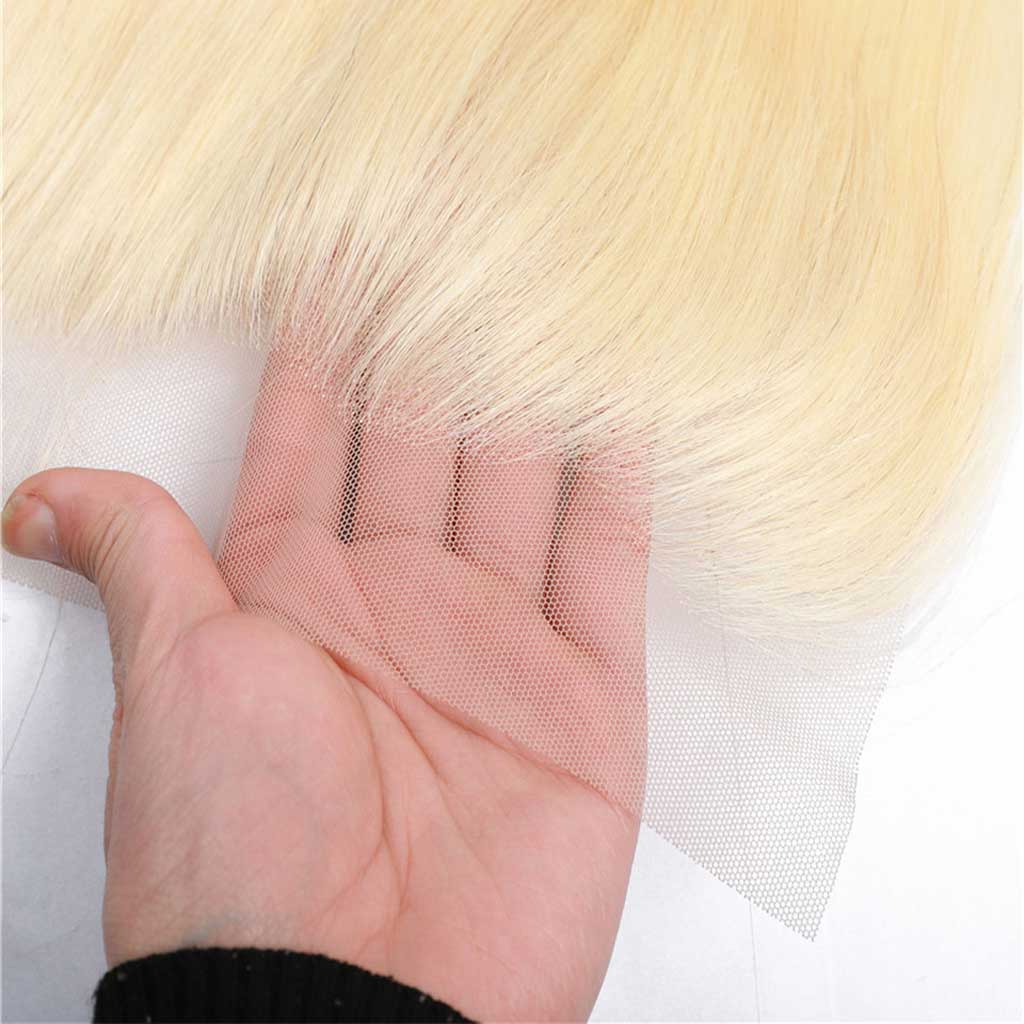 Straight 613 Blonde 13X4 13X6 HD Lace & Trasparent Lace Frontal