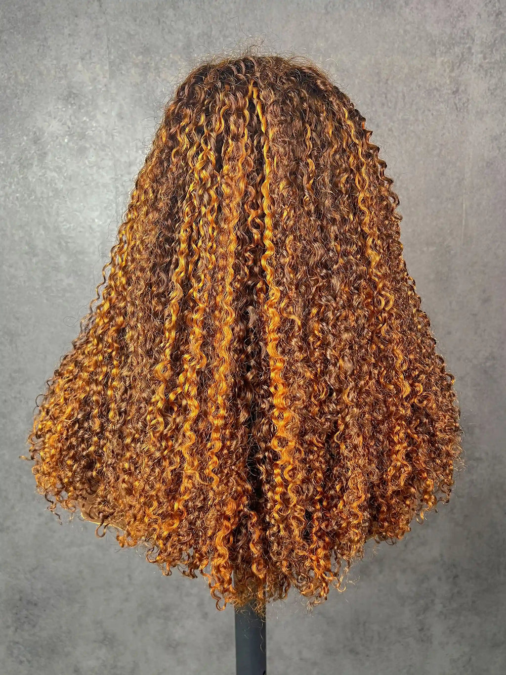 Pixie Curly SDD #P4/27 Colorful Closure Lace Wig BoruiHair| 5x5 Closure & 13x4 Frontal| 100% Human Hair