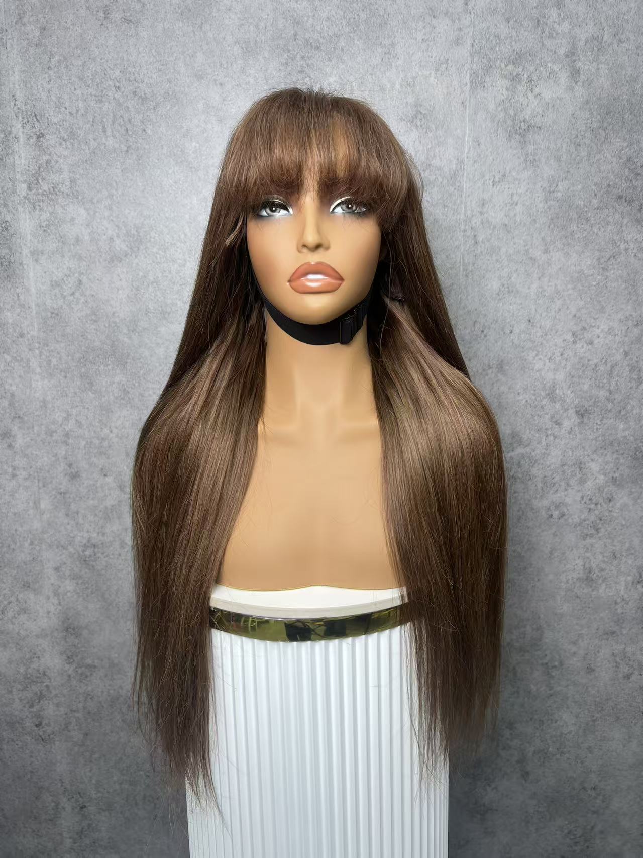 4# Straight 250% Density HD Lace Color Wig | 5x5,6x6 & 7x7 Closure |  100% Human Hair | Boruihair