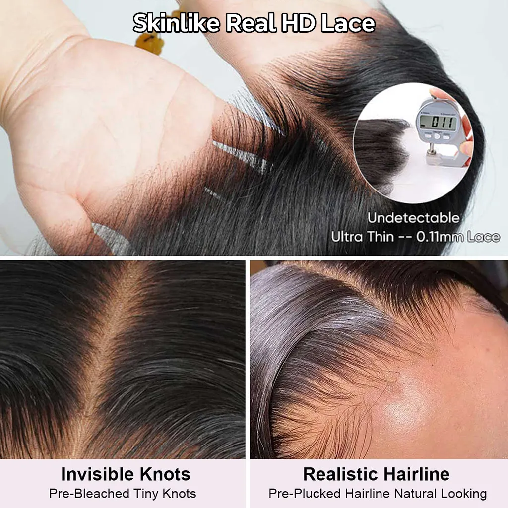 250% HD Lace Frontal Wigs Burmese Curly Undetectable Lace Front Wigs Human Hair