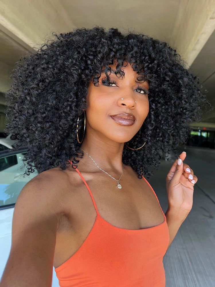 Kinky Curly HD Lace Wig | 180% & 200% | 13x4, 13x6 Frontal | 100% Human Hair | Boruihair