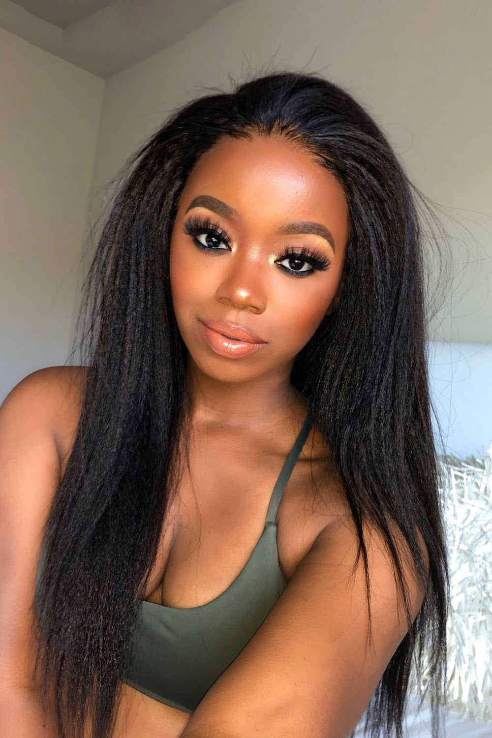 13x4 Kinky Straight Glueless Lace Wig | HD Lace & Transparent Lace | 200% & 250% Density | Boruihair 100% Human Hair