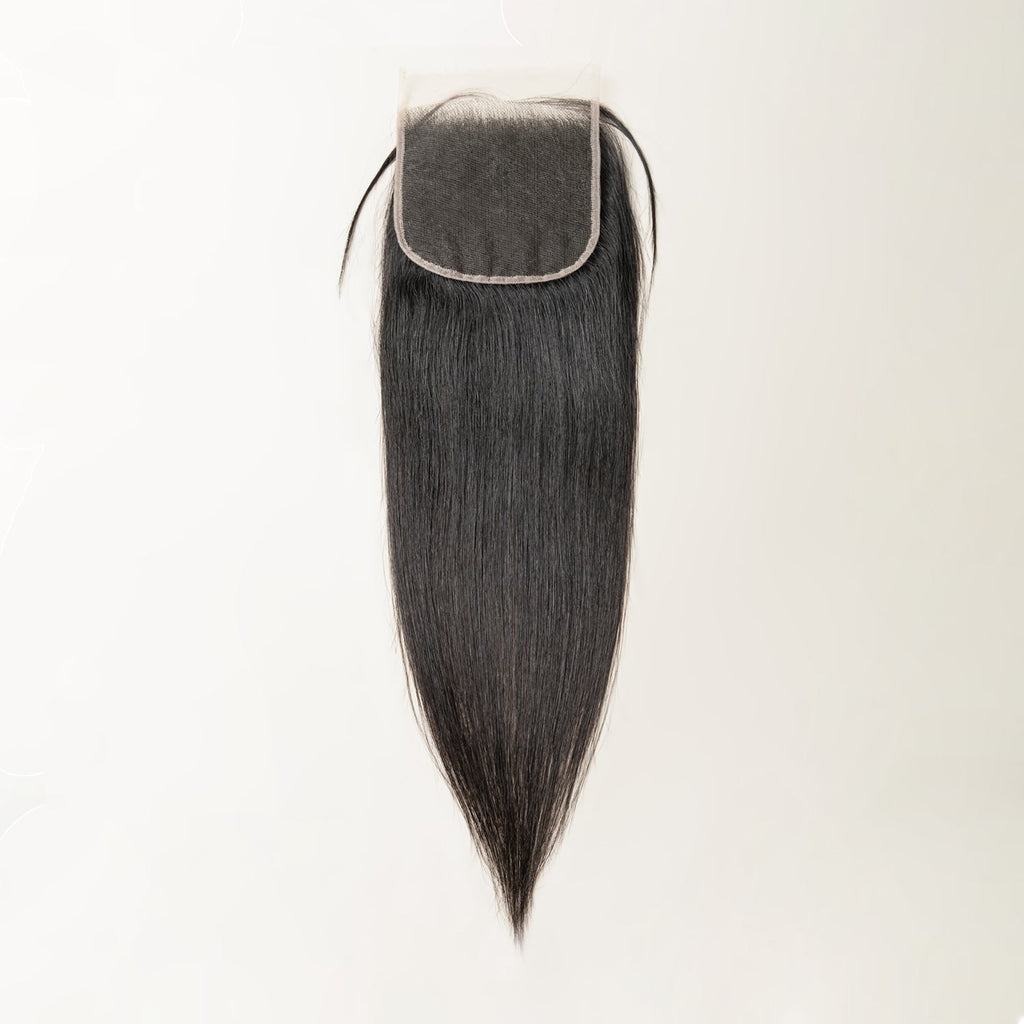 Straight Lace 4x4 & 5x5 Closures | 12–22"| 100% Human Hair | Transparent & HD Lace | Boruihair