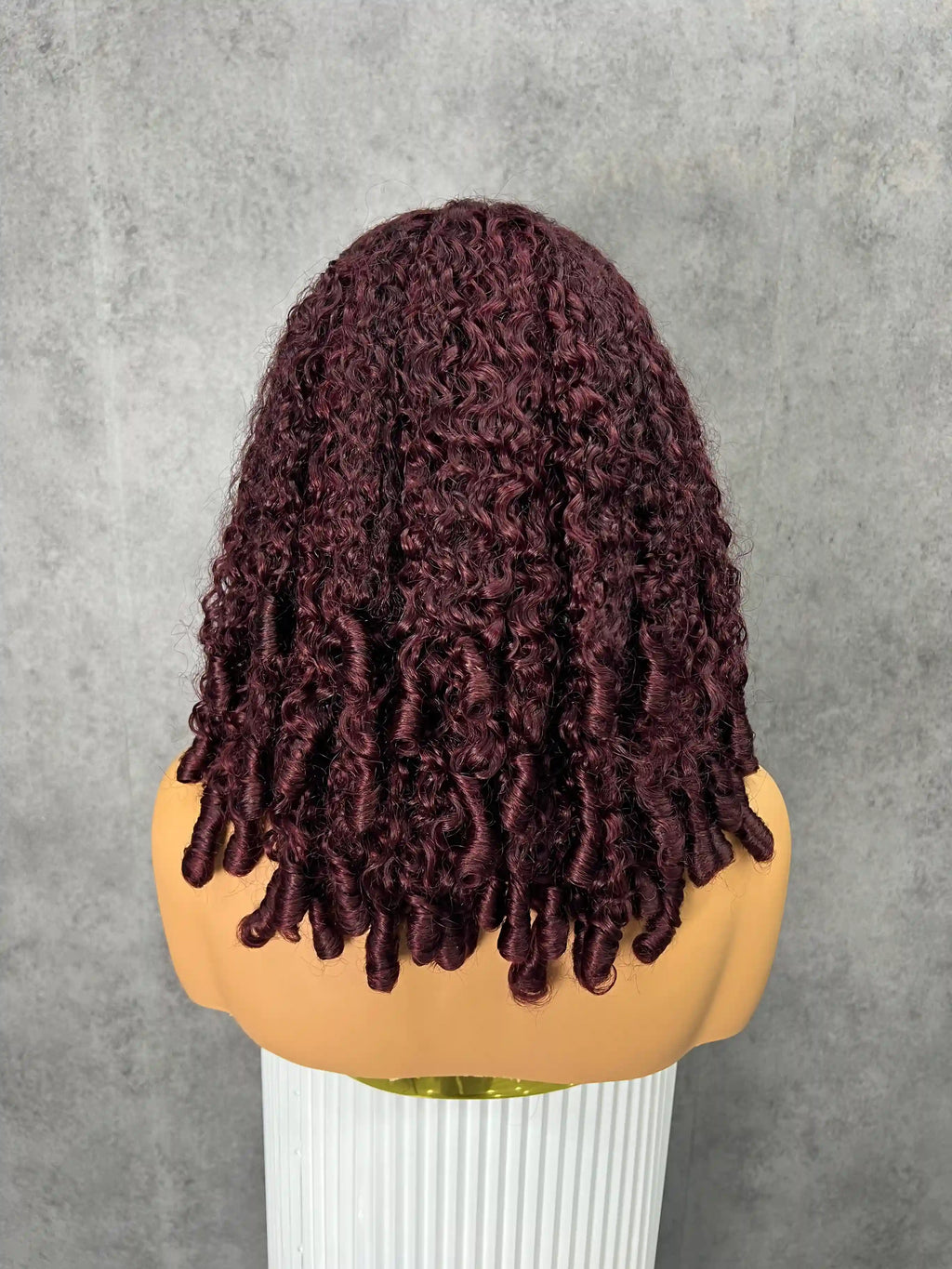 Burmese Pixie Curly SDD 99J Colorful Closure Lace Color Wig BoruiHair| 5x5 Closure & 13x4 Frontal| 100% Human Hair