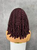 Burmese Pixie Curly SDD 99J Colorful Closure Lace Color Wig BoruiHair| 5x5 Closure & 13x4 Frontal| 100% Human Hair