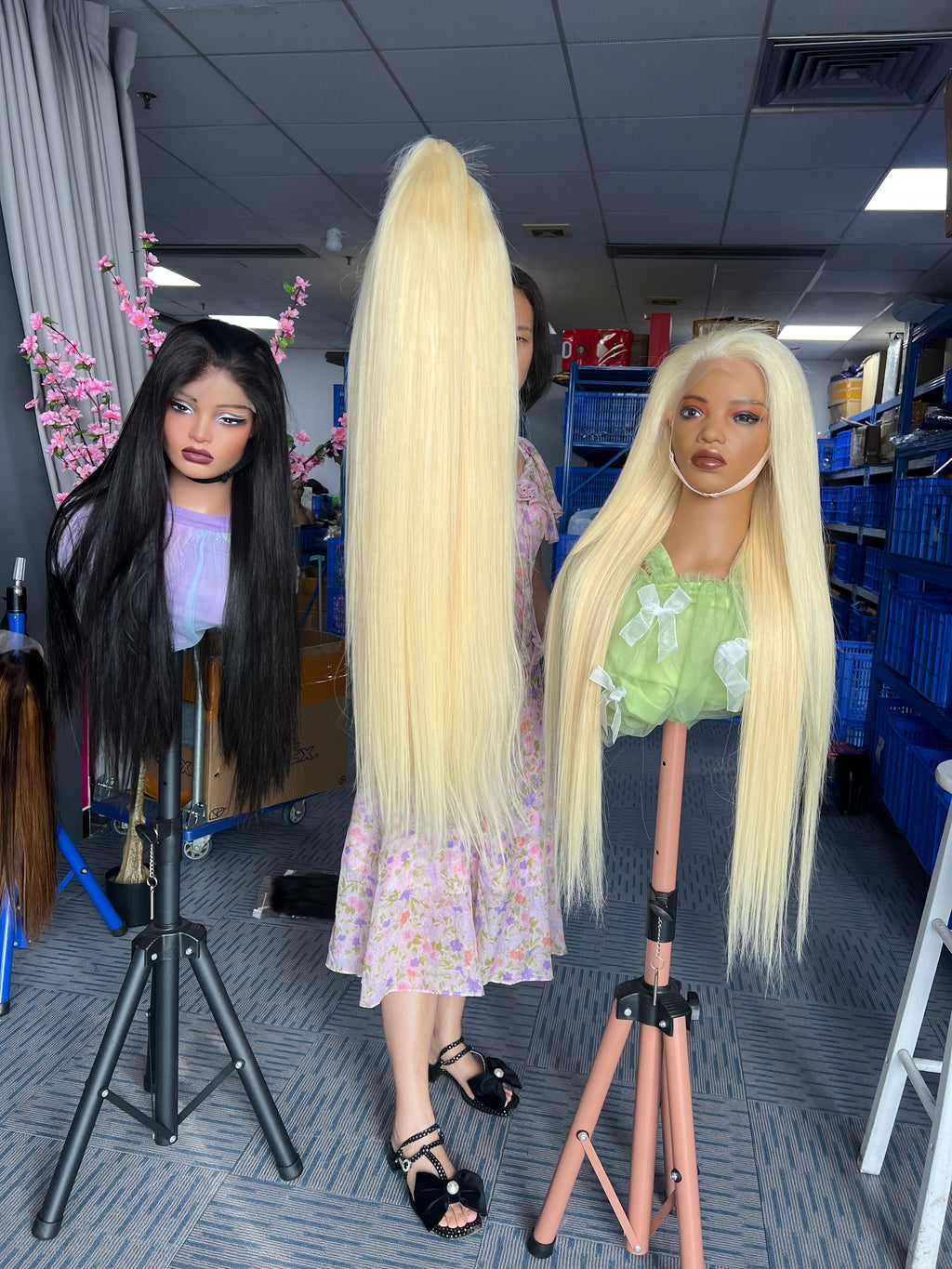 180% Blonde 613# Straight HD Lace Color Wig | 4x4,5x5 Closure | 100% Human Hair | Boruihair
