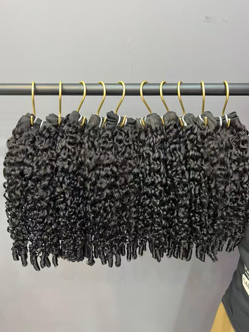 3PCS Spiral Curly Top Virgin Hair Bundles | 12–30 Inch |  Boruihair |  100% Human Hair