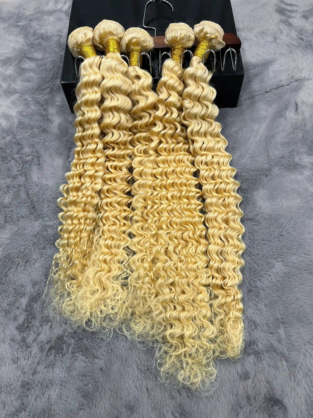 4PCS 12A Deep Wave #613 Color Hair Bundles | 100% Human Hair