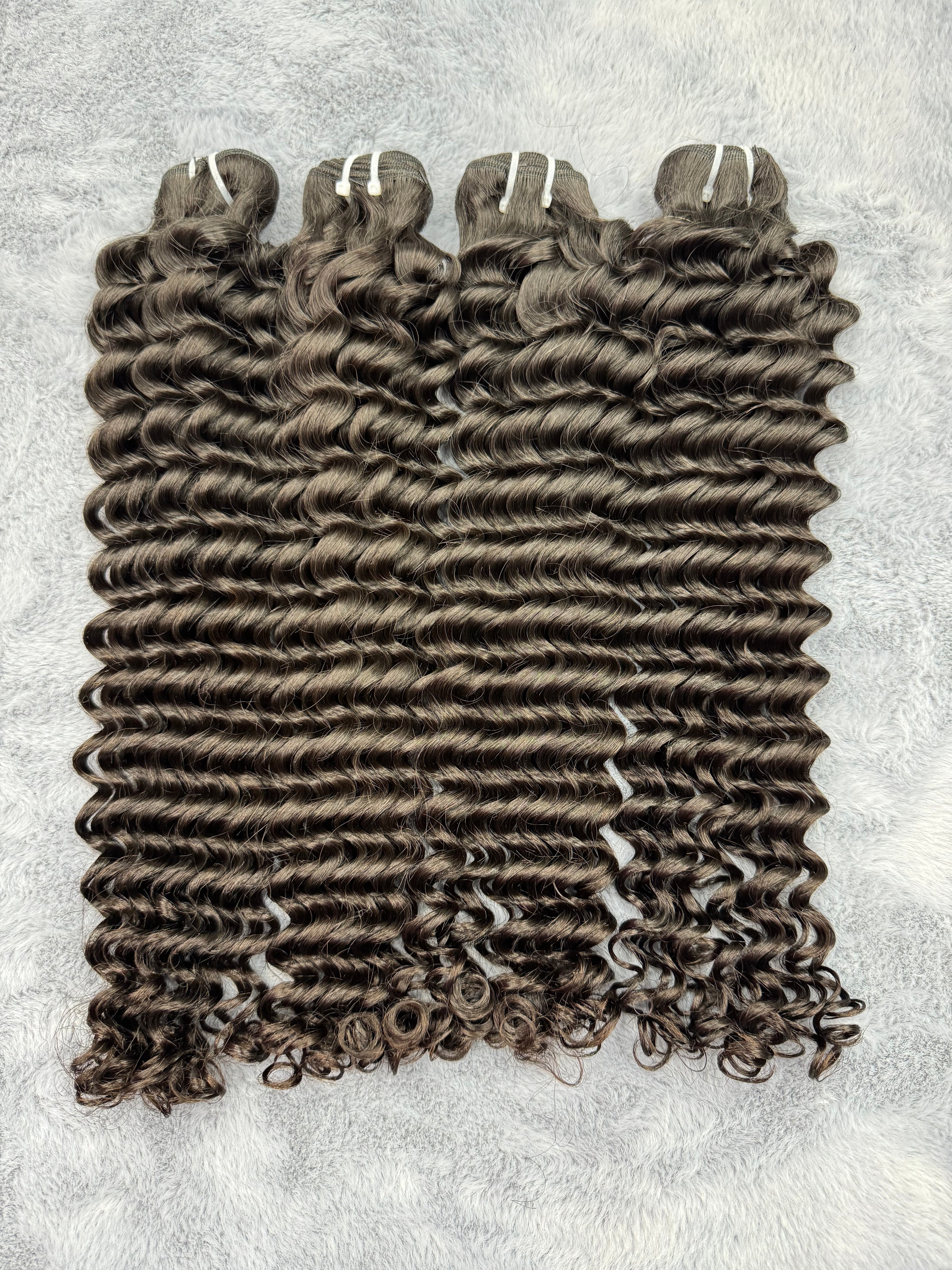 3PCS Deep Wave Top Raw Hair Bundles | 12–30 Inch | Boruihair | 100% Human Hair