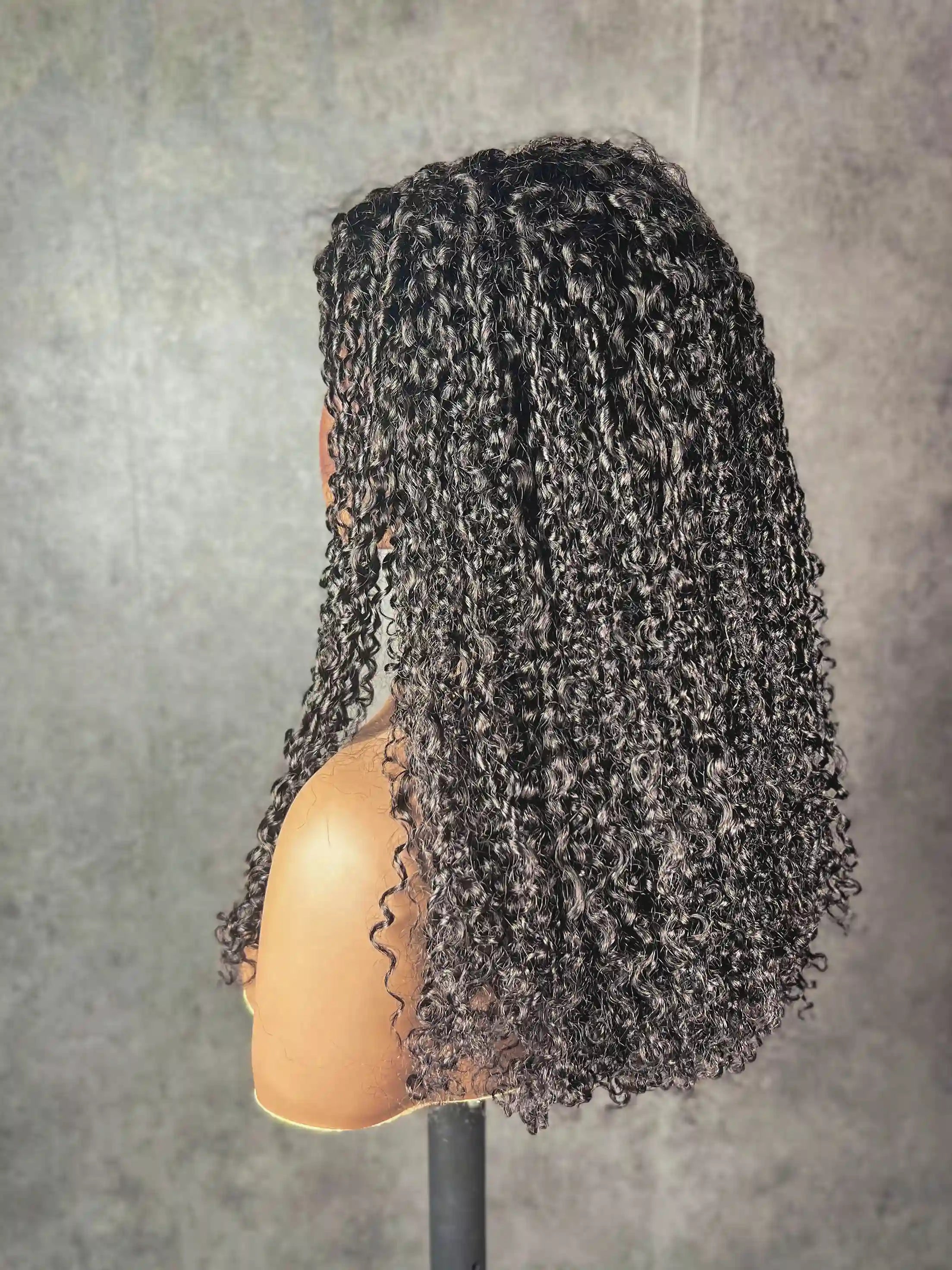 Pixie Curly SDD #1B Colorful Closure Lace Wig BoruiHair| 5x5 Closure & 13x4 Frontal| 100% Human Hair