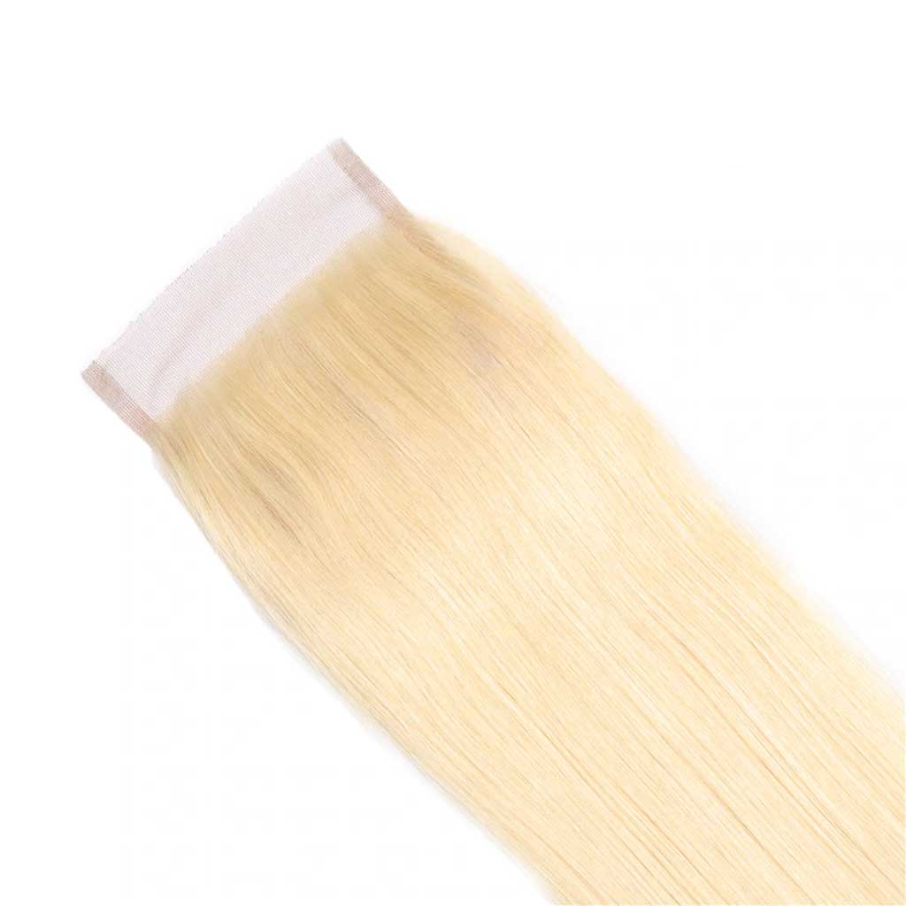 12A Brazilian Straight 613 Blonde Lace Closure