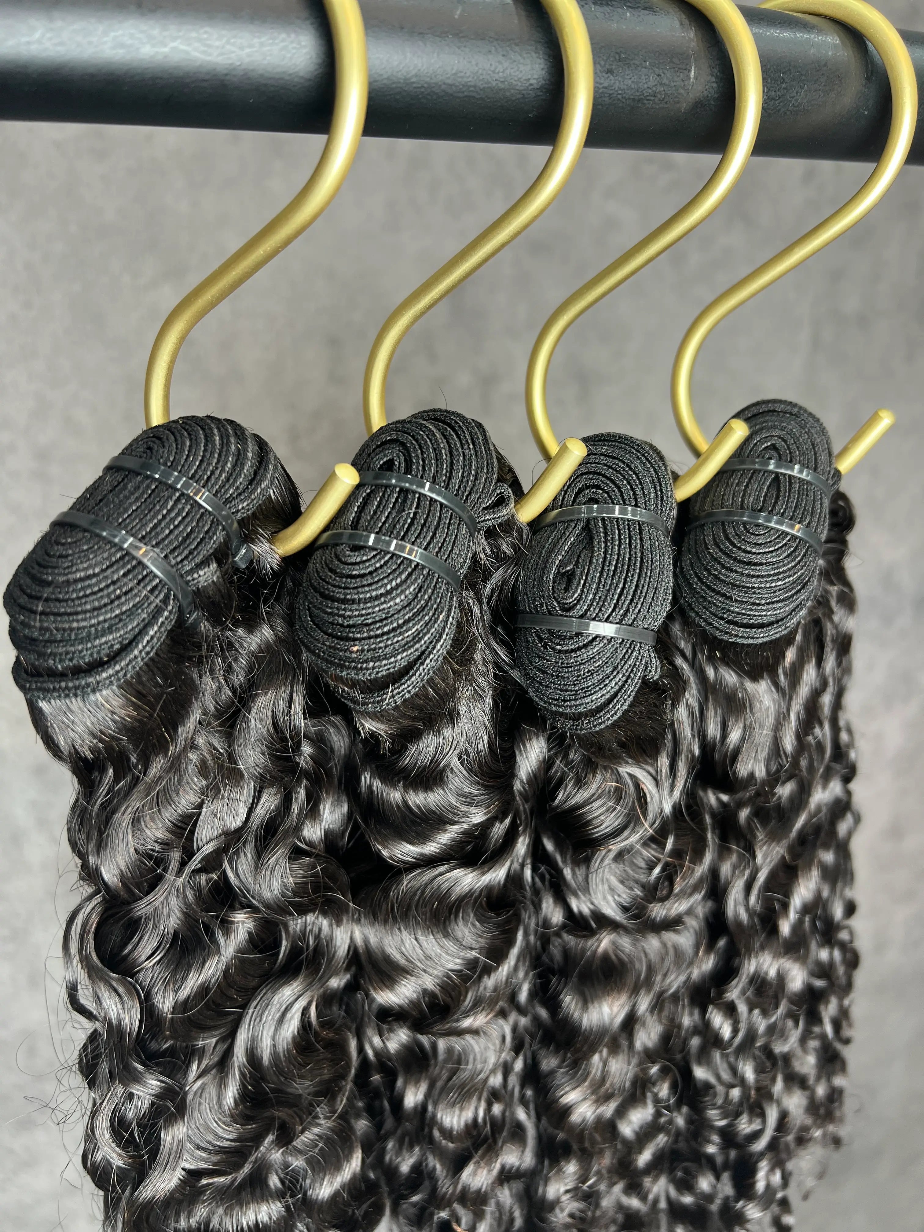 4PCS Burmese Curly B Top Vrigin Hair Bundles | 12–30 Inch | Boruihair | 100% Human Hair