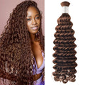 #4 Deep Wave Hair Bulk | For Braiding | 100% Human Hair | BORUIHAIR