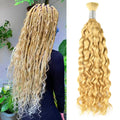 #613 Blonde Water Wave Hair Bulk | For Braiding |100% Human Hair | BORUIHAIR