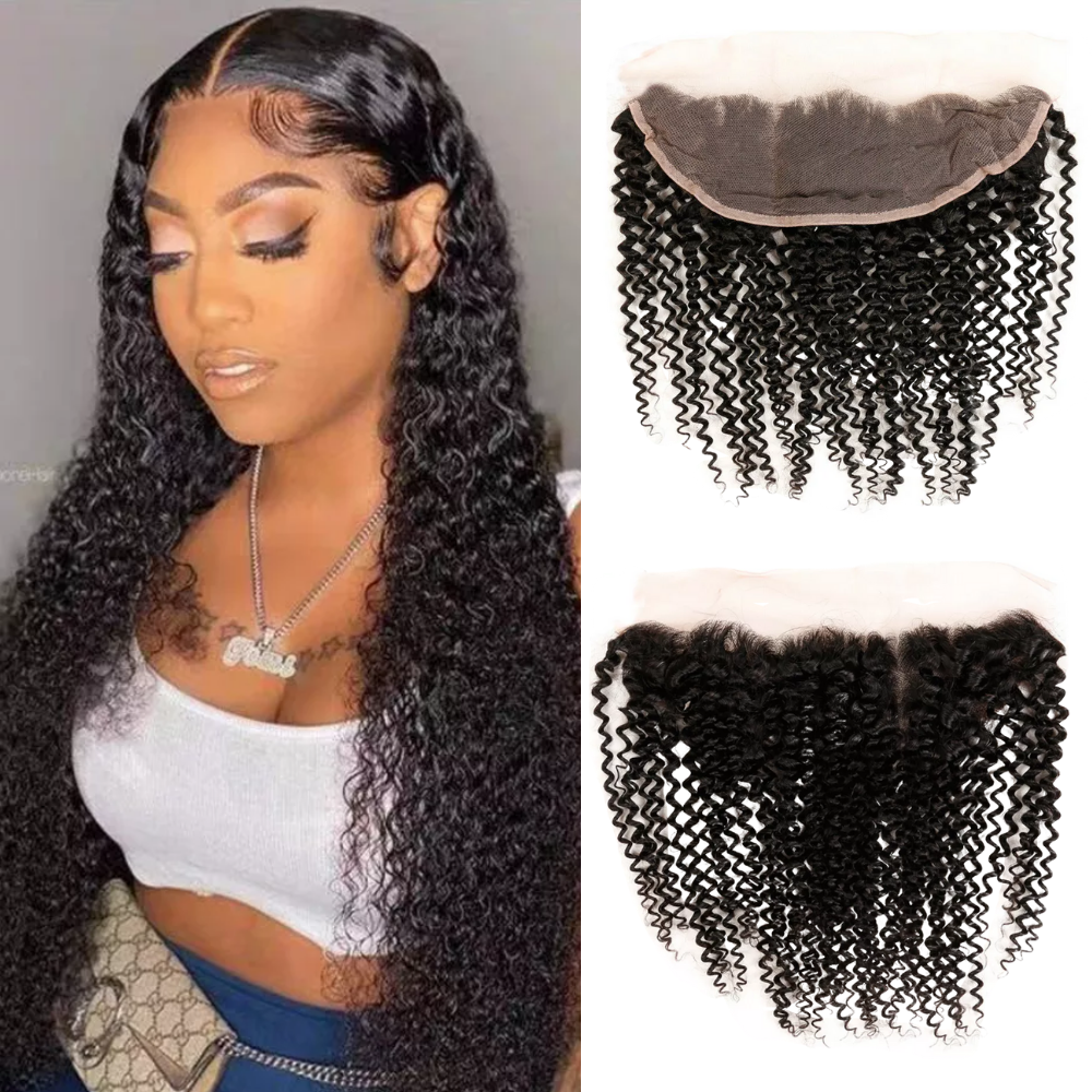 Kinky Curly 4PCS Bundles & 1PC Closure or Frontal – 5x5, 13x4 & 13x6 | 100% Human Hair | HD Lace Wig | Boruihair