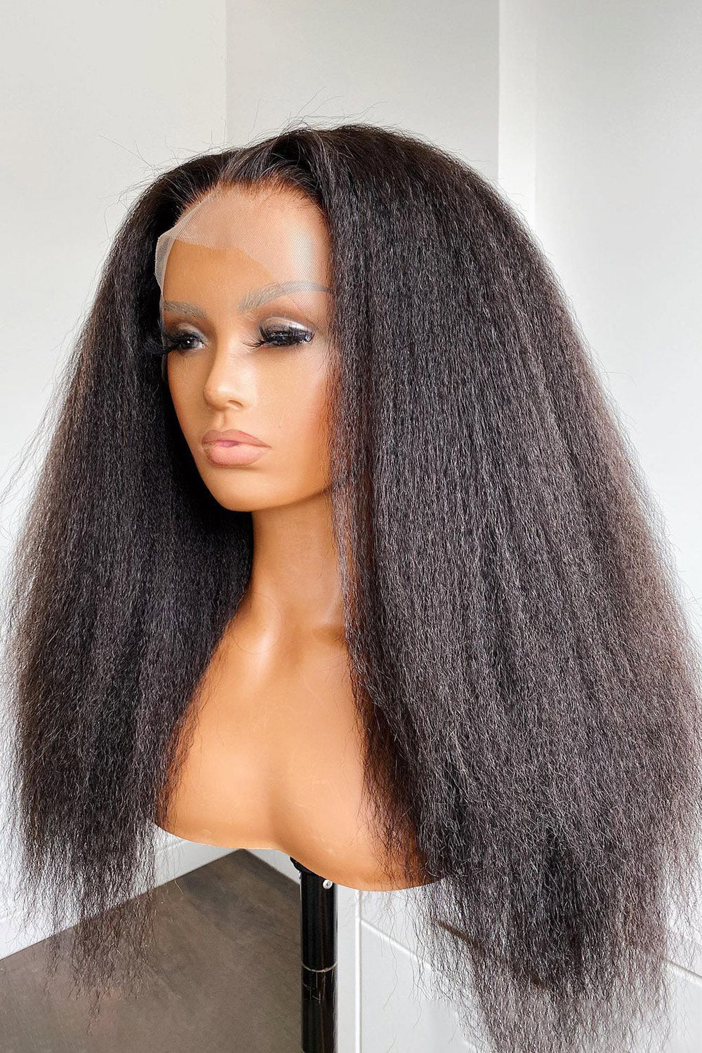 13x6 Kinky Straight Glueless Lace Wig | HD Lace & Transparent Lace 3D Dome Cap | 200% & 250% Density | Boruihair 100% Human Hair