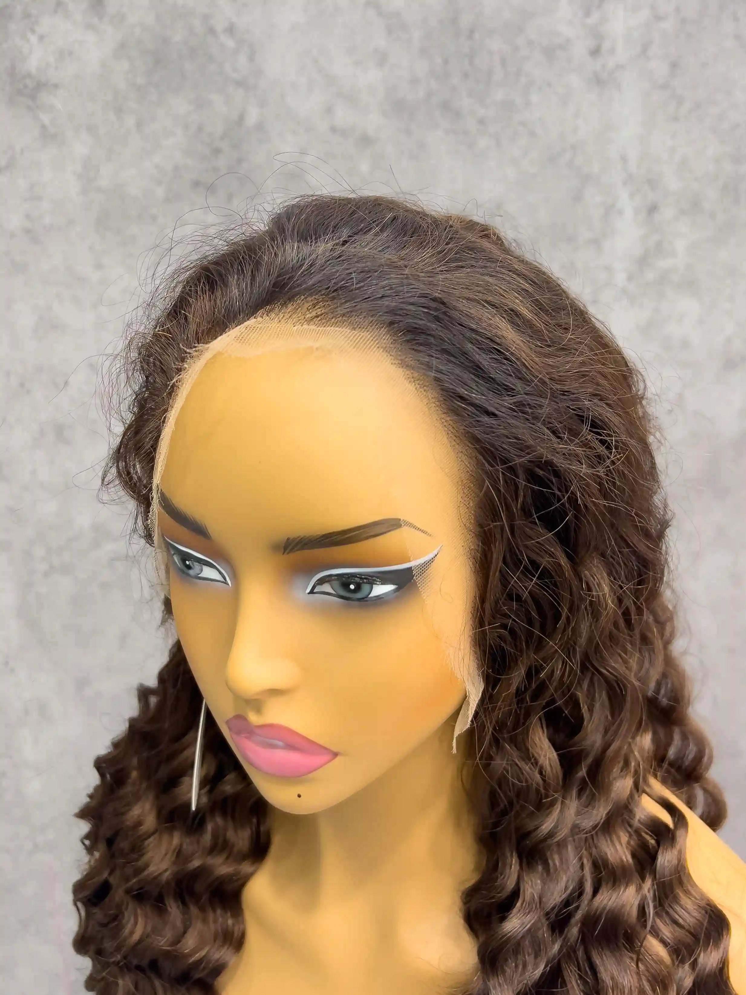4# Deep Wave 250% Density HD Lace Color Wig | 13x4, 13x6 Frontal | 100% Human Hair | Boruihair