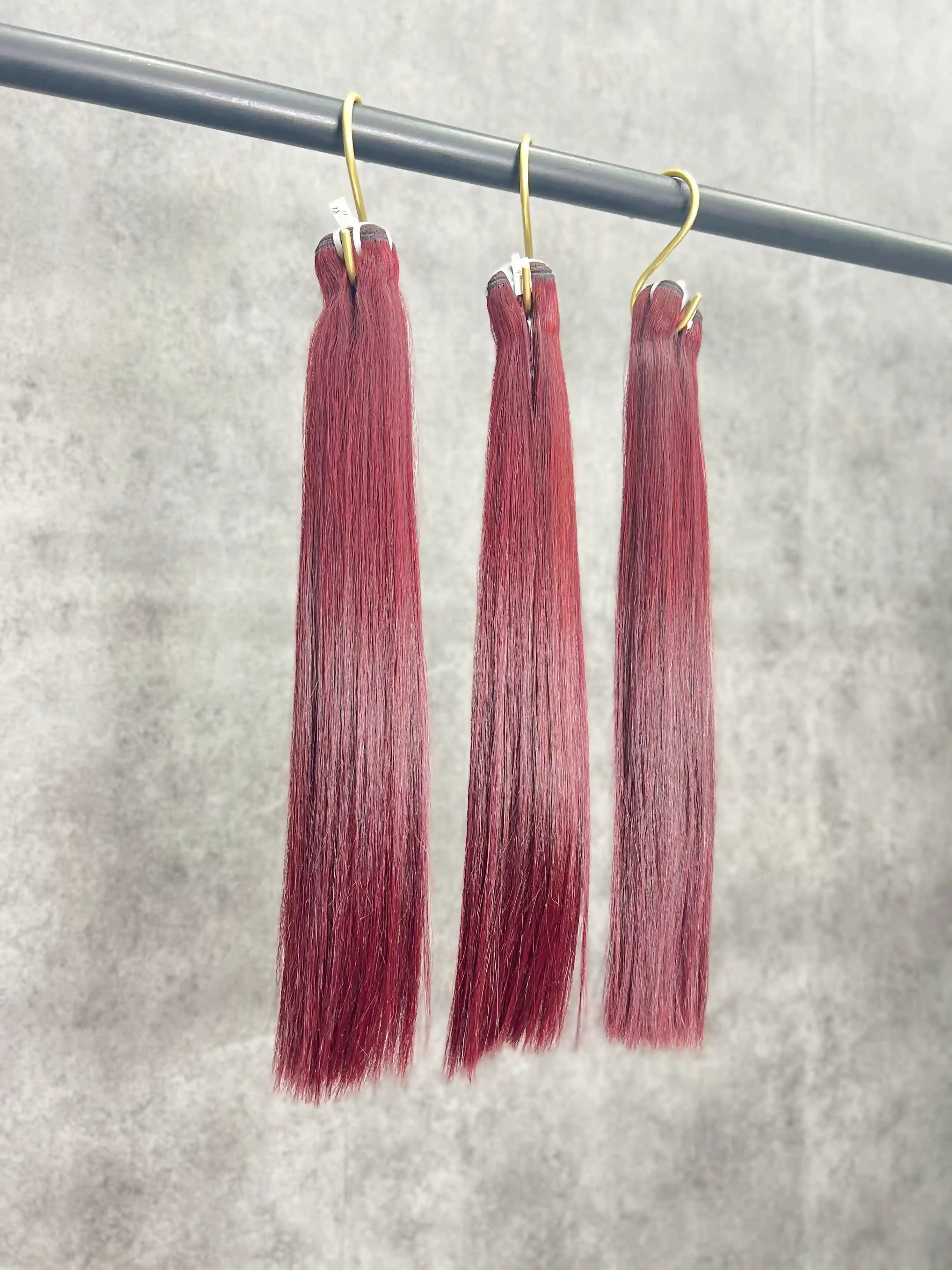 3PCS SDD Vietnamese Bone Straight Color 99J Bundles | 12–26 Inch | Boruihair | 100% Human Hair