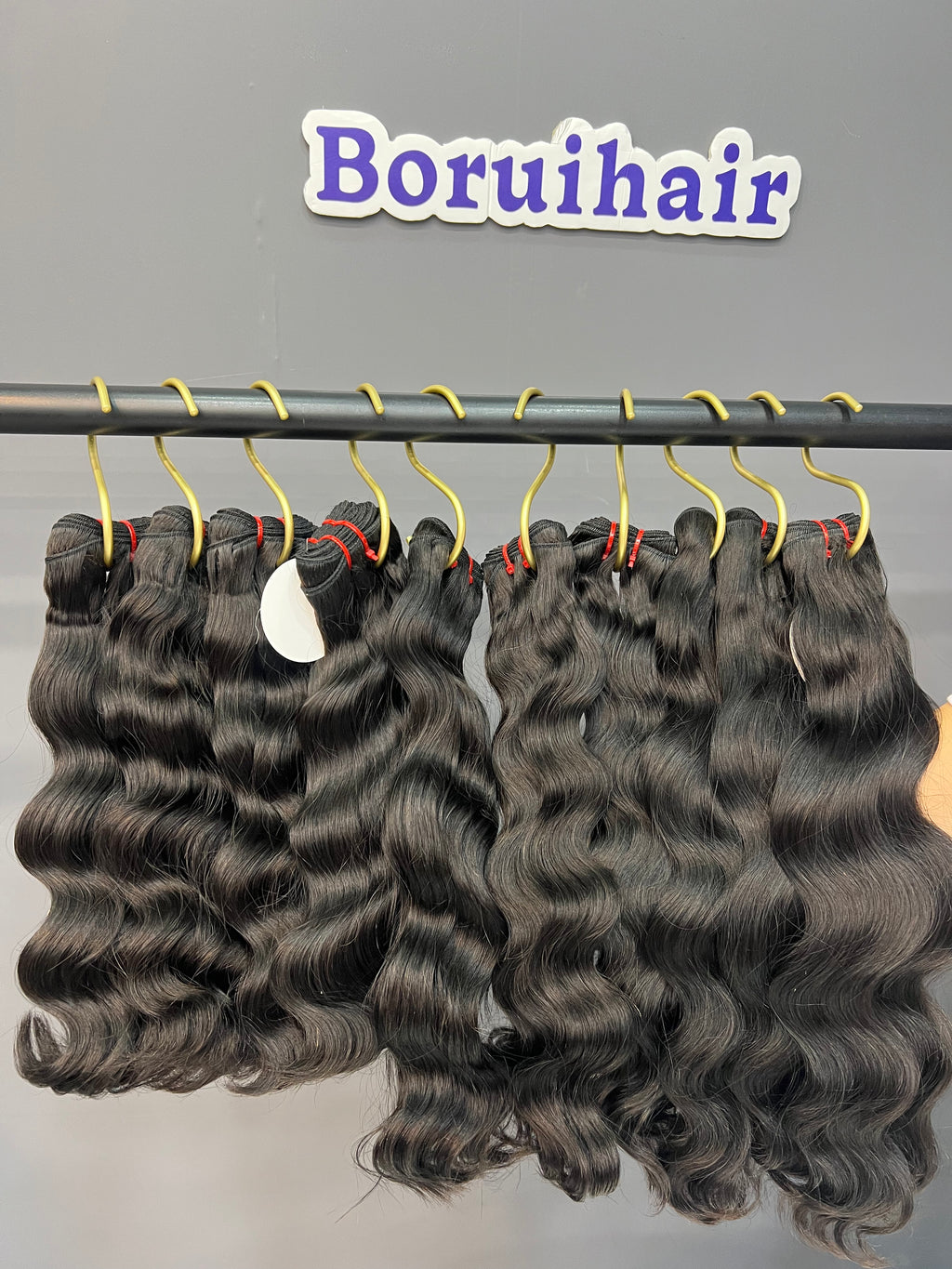 3PCS Indian wavy Top Raw Hair Bundles | 12–40 Inch | Boruihair | 100% Human Hair