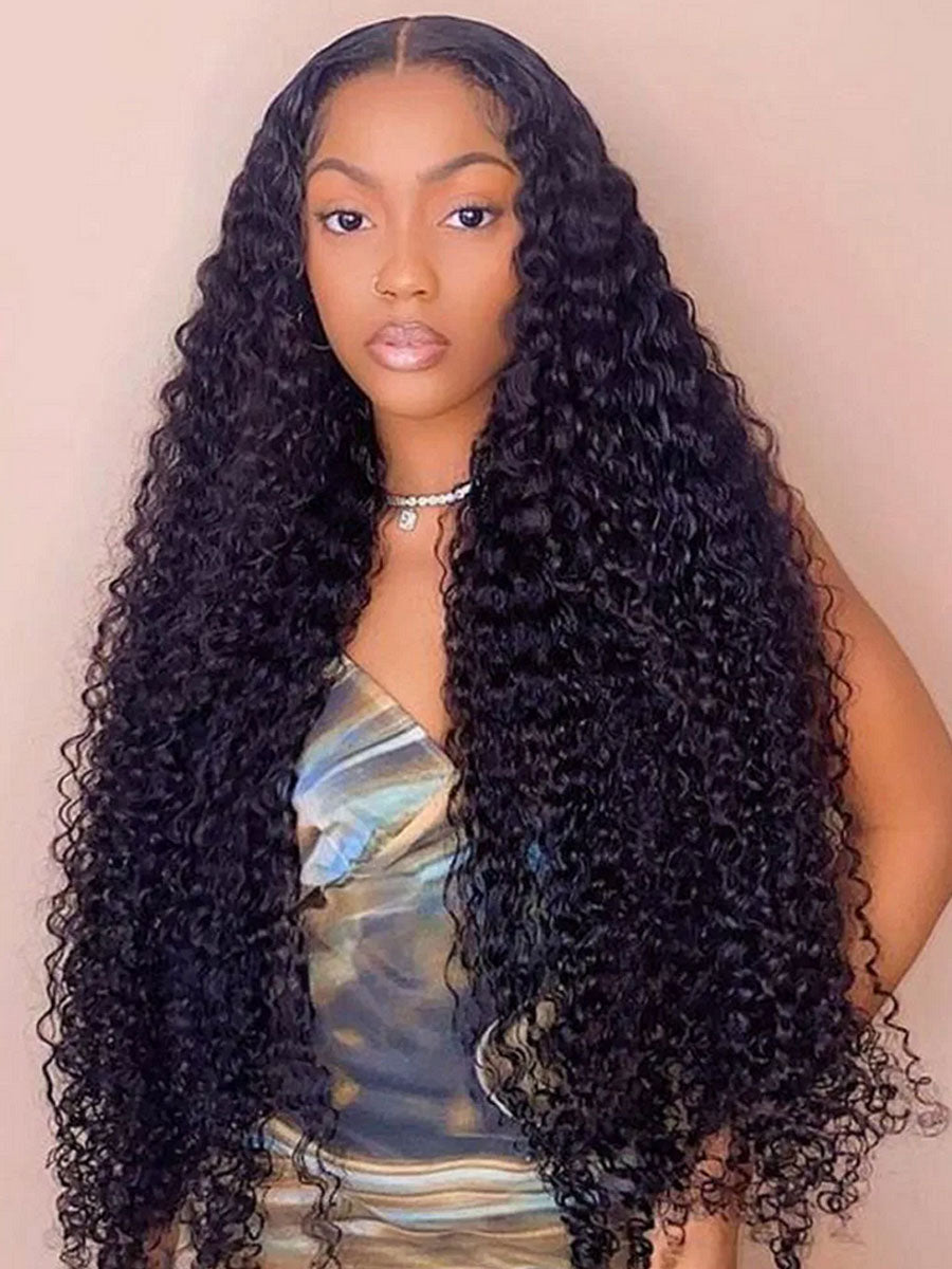 13x6 Burmese Curly Glueless Lace Wig | HD Lace & Transparent Lace | 200% & 250% Density | Boruihair 100% Human Hair