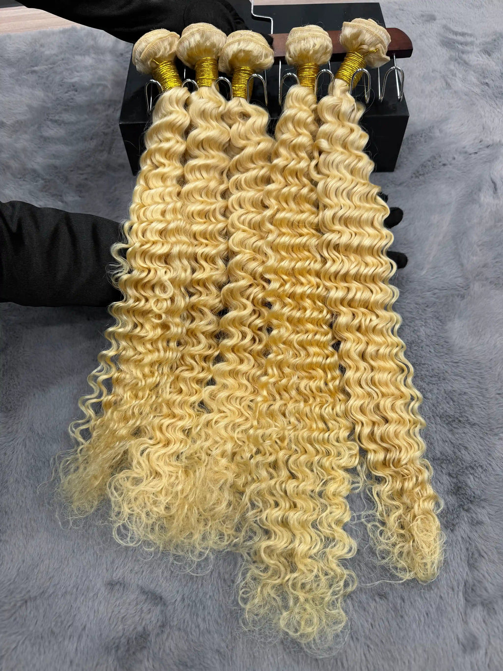 4PCS 12A Deep Wave #613 Color Hair Bundles | 100% Human Hair