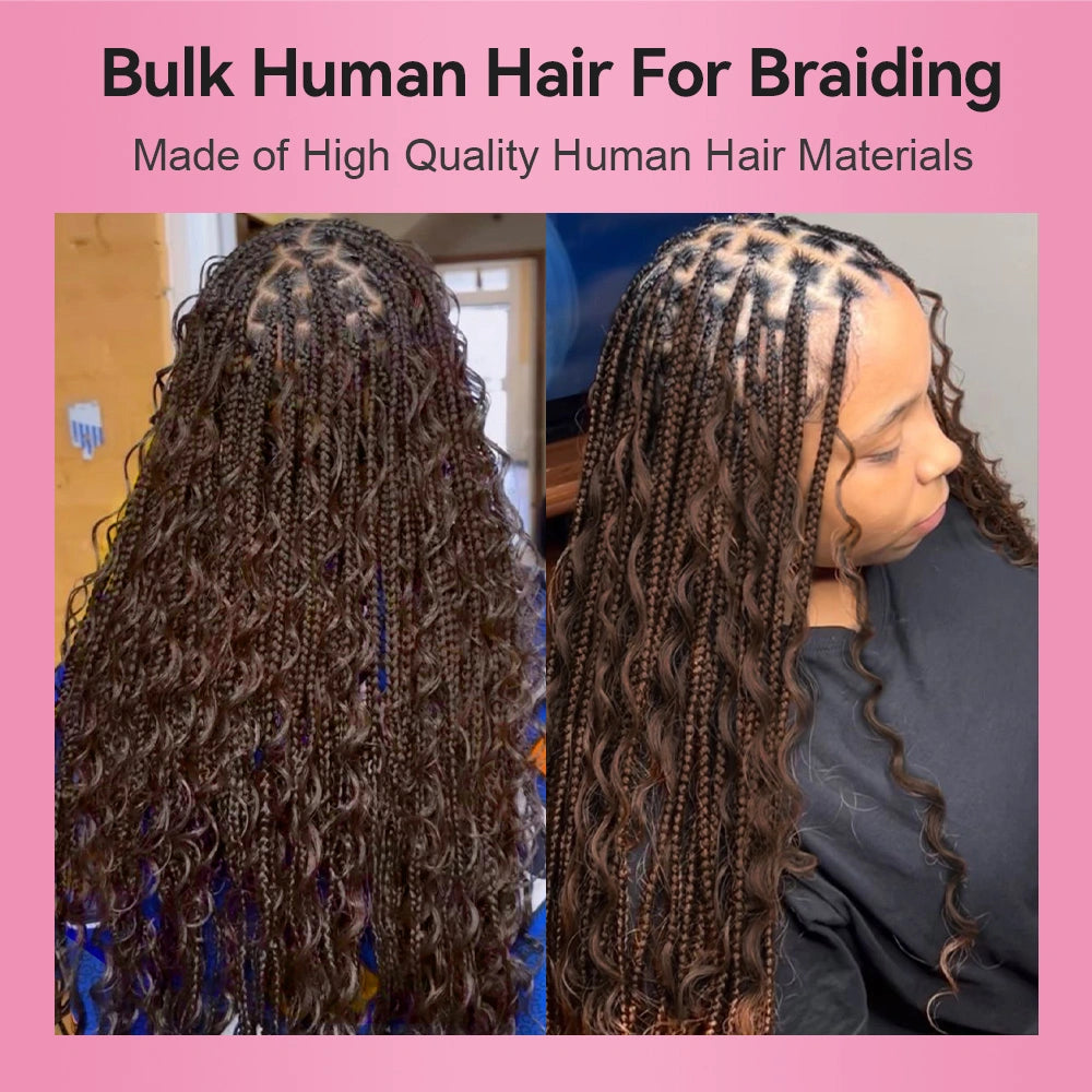 #4 Hot Braids Bulk Human Hair BORUIHAIR