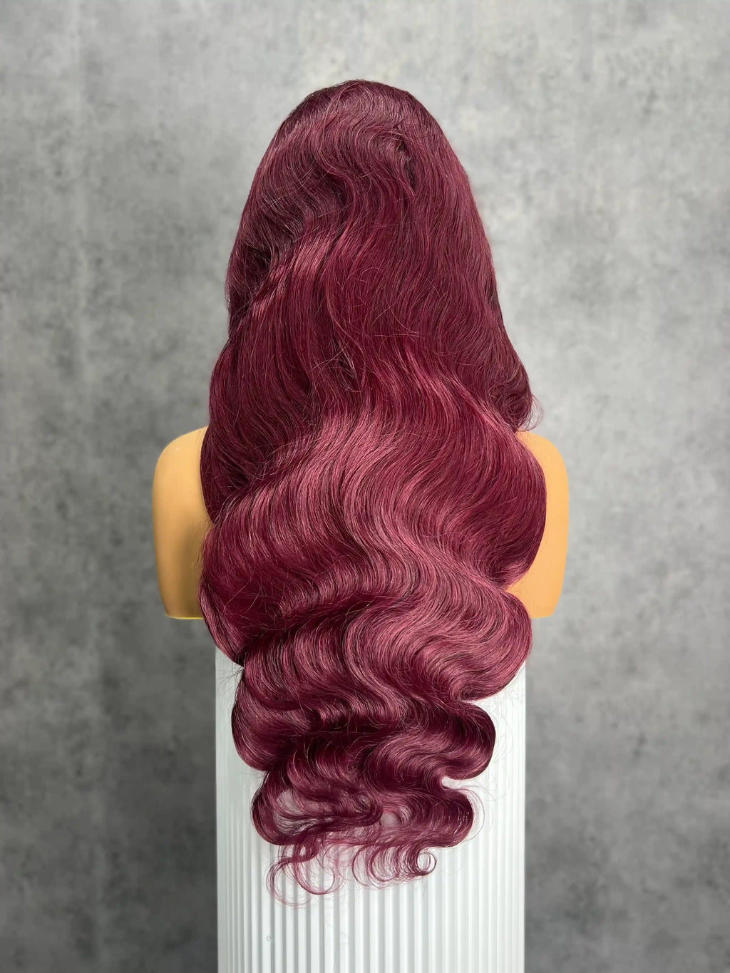200% Density 99J Body Wave HD Closure Lace Color Wig | 5x5,6x6 & 7x7 Closure | 100% Human Hair | Boruihair