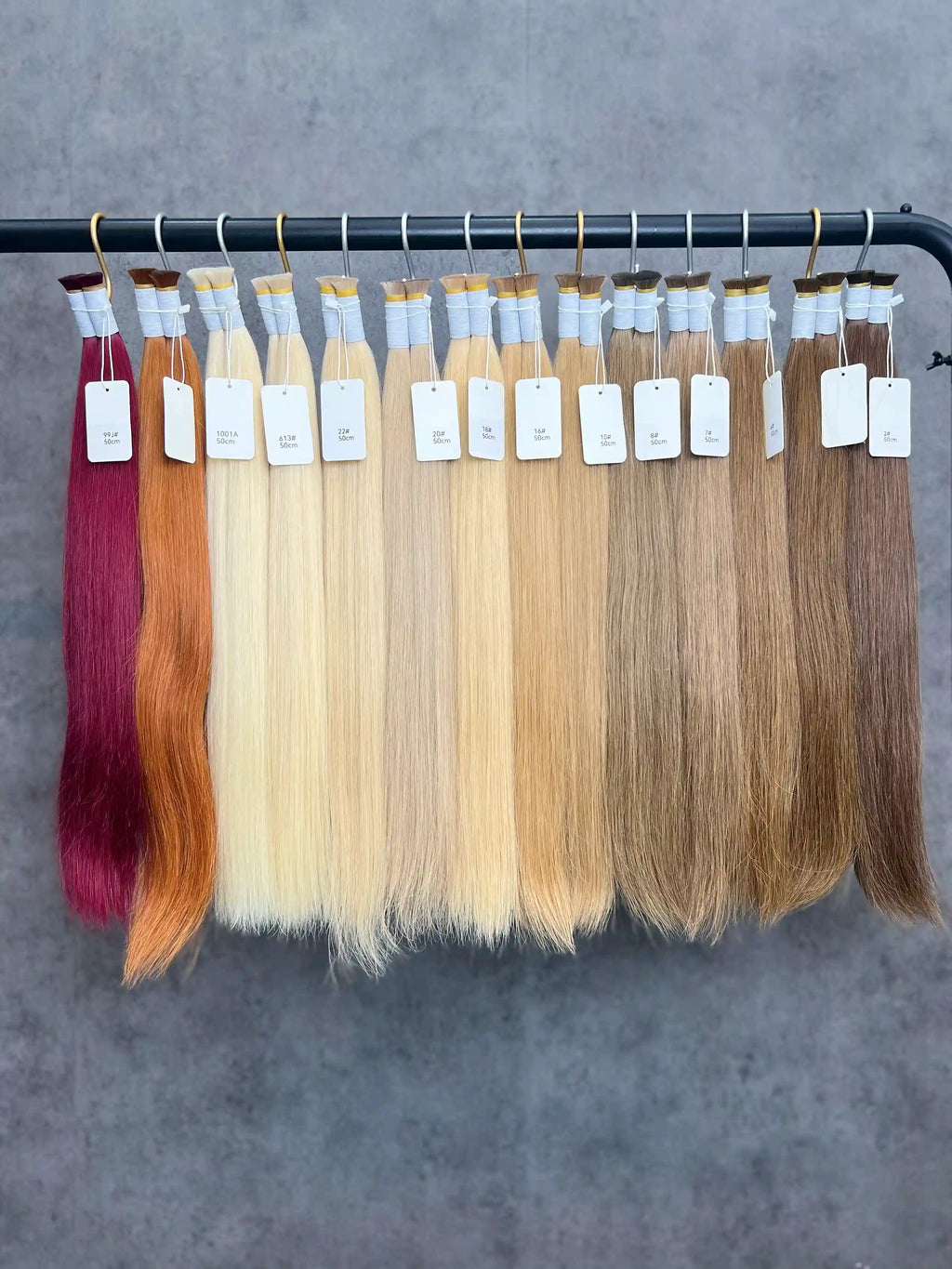 20–26 Inch Solid Color Bulk Vietnamese Straight Human Hair Extensions with Cuticle| Russian Bulk Hair | 100% Human Hair