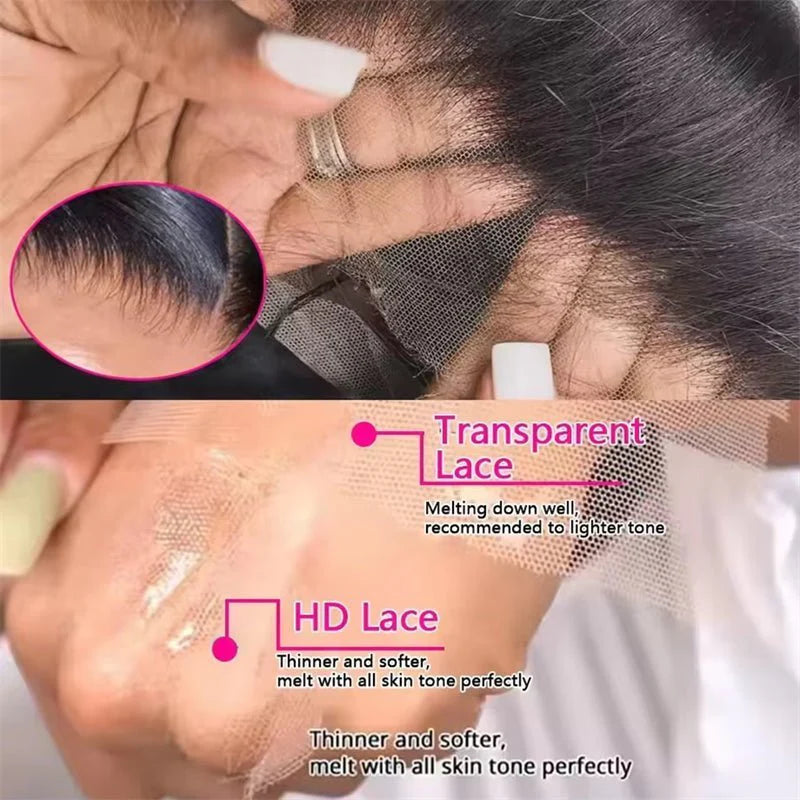 13x4 Burmese Curly Glueless Lace Wig | HD Lace & Transparent Lace | 200% & 250% Density | Boruihair 100% Human Hair